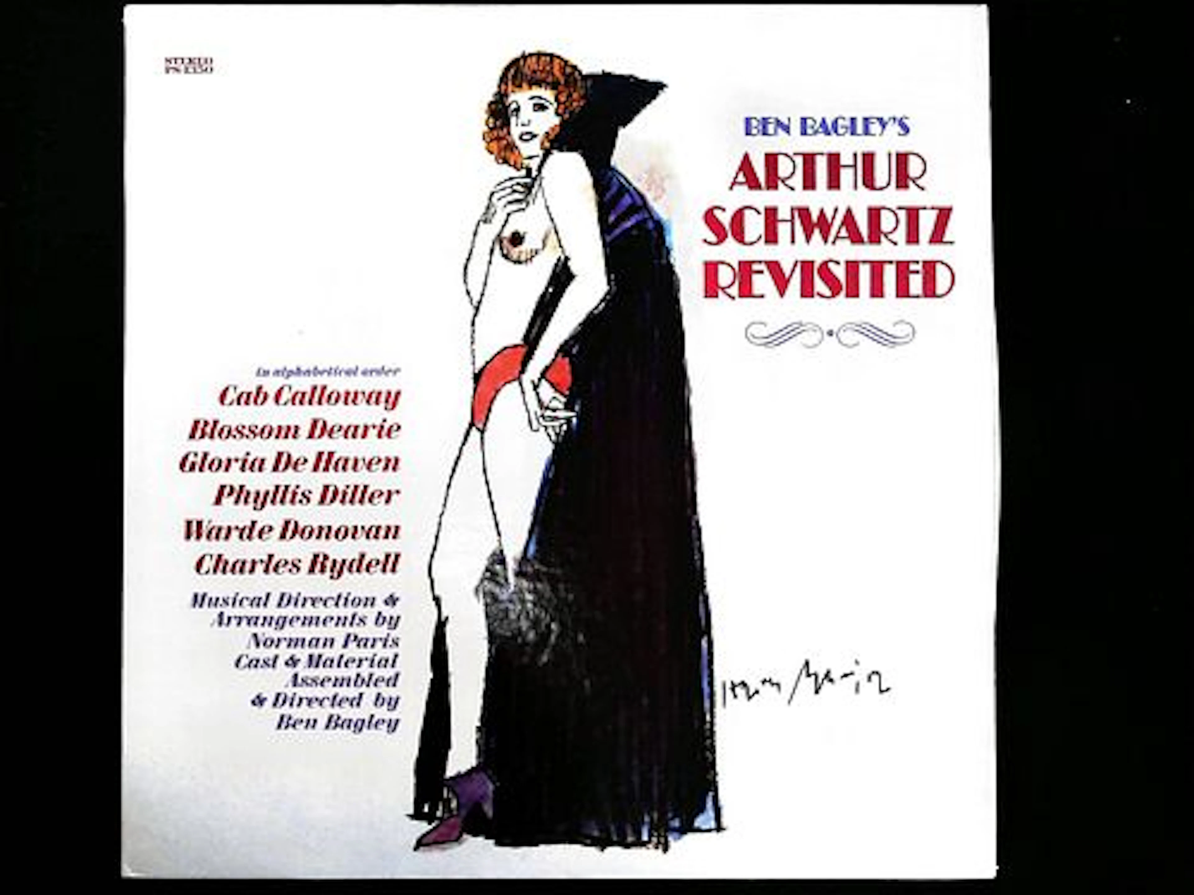 Ben Bagley's Arthur Schwartz Revisited LP, Painted Smiles Records PS 1350