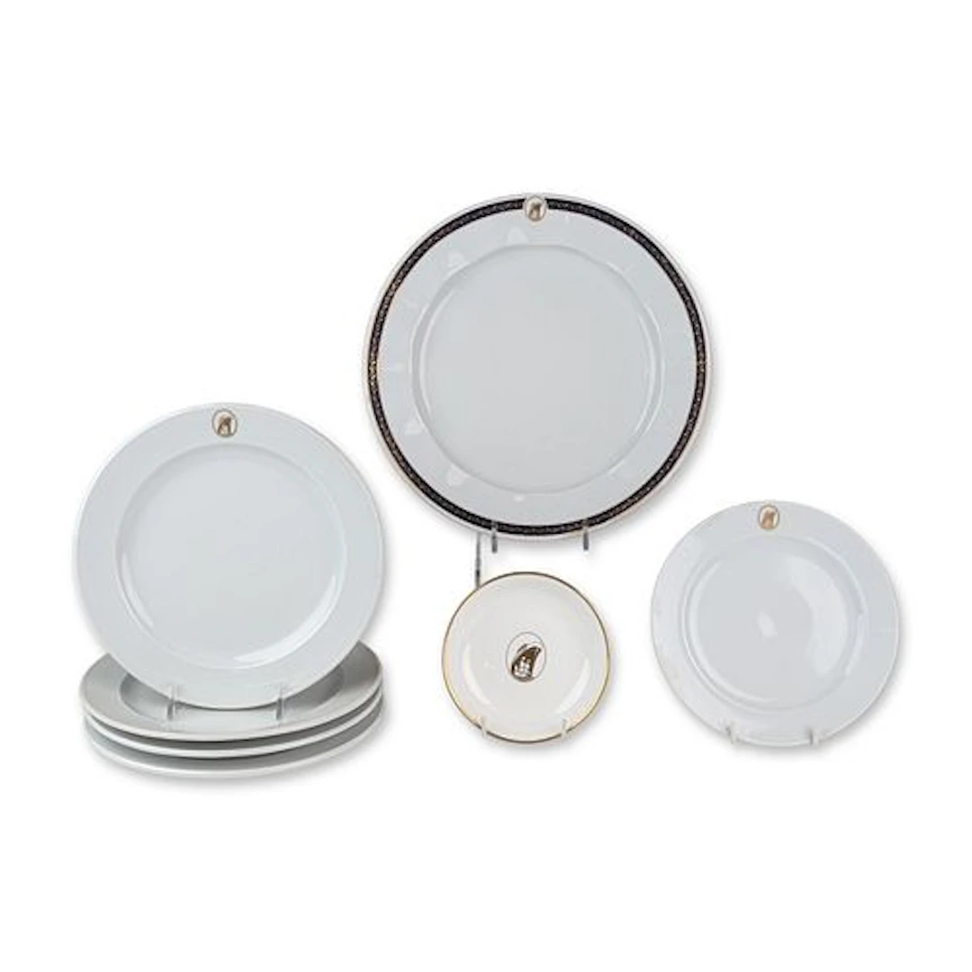 7pc Rosenthal and Aynsley for Holland American Line Porcelain Plates