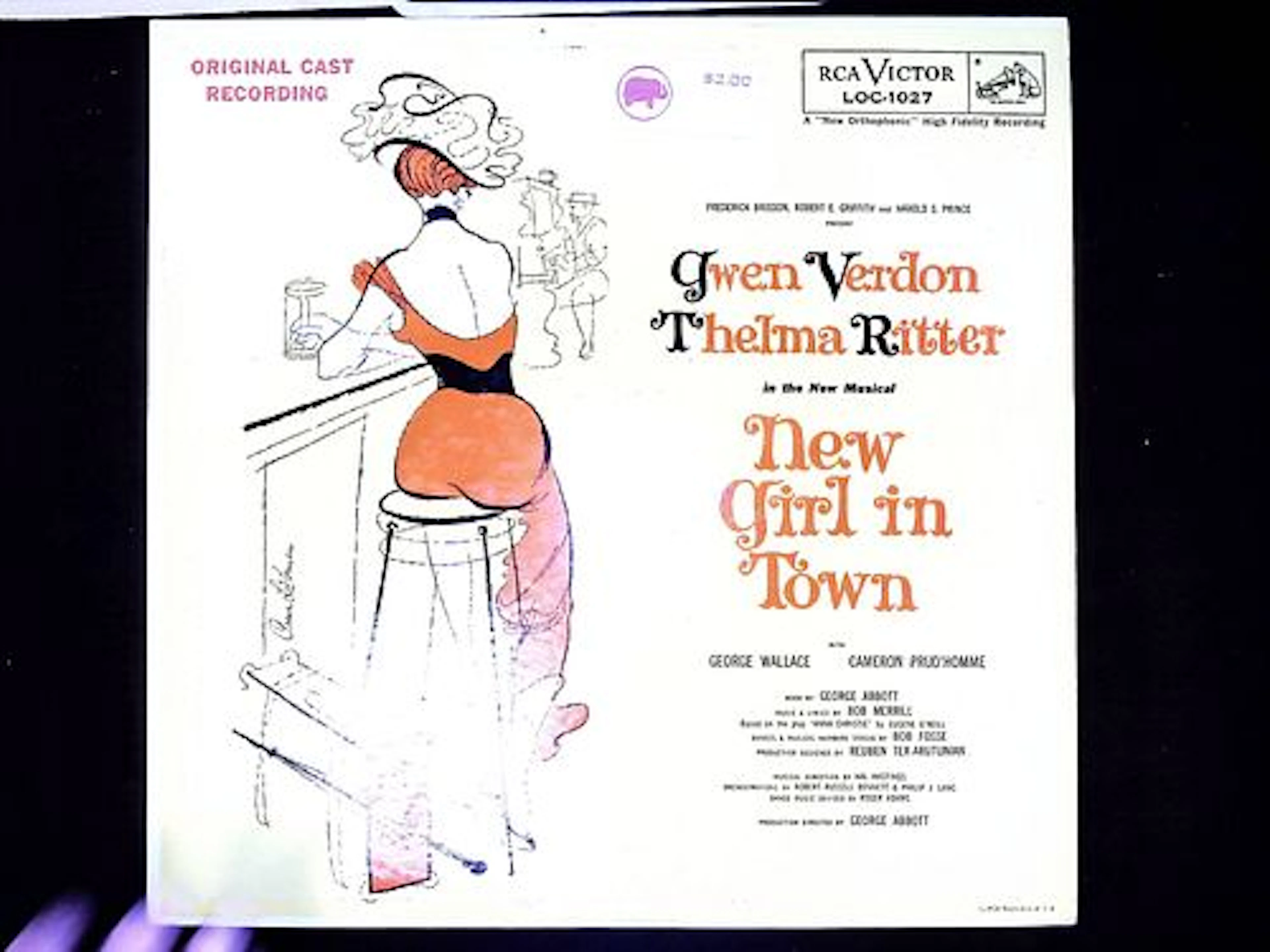 Gwen Verdon and Thelma Ritter New Girl in Town Original Broadway Cast