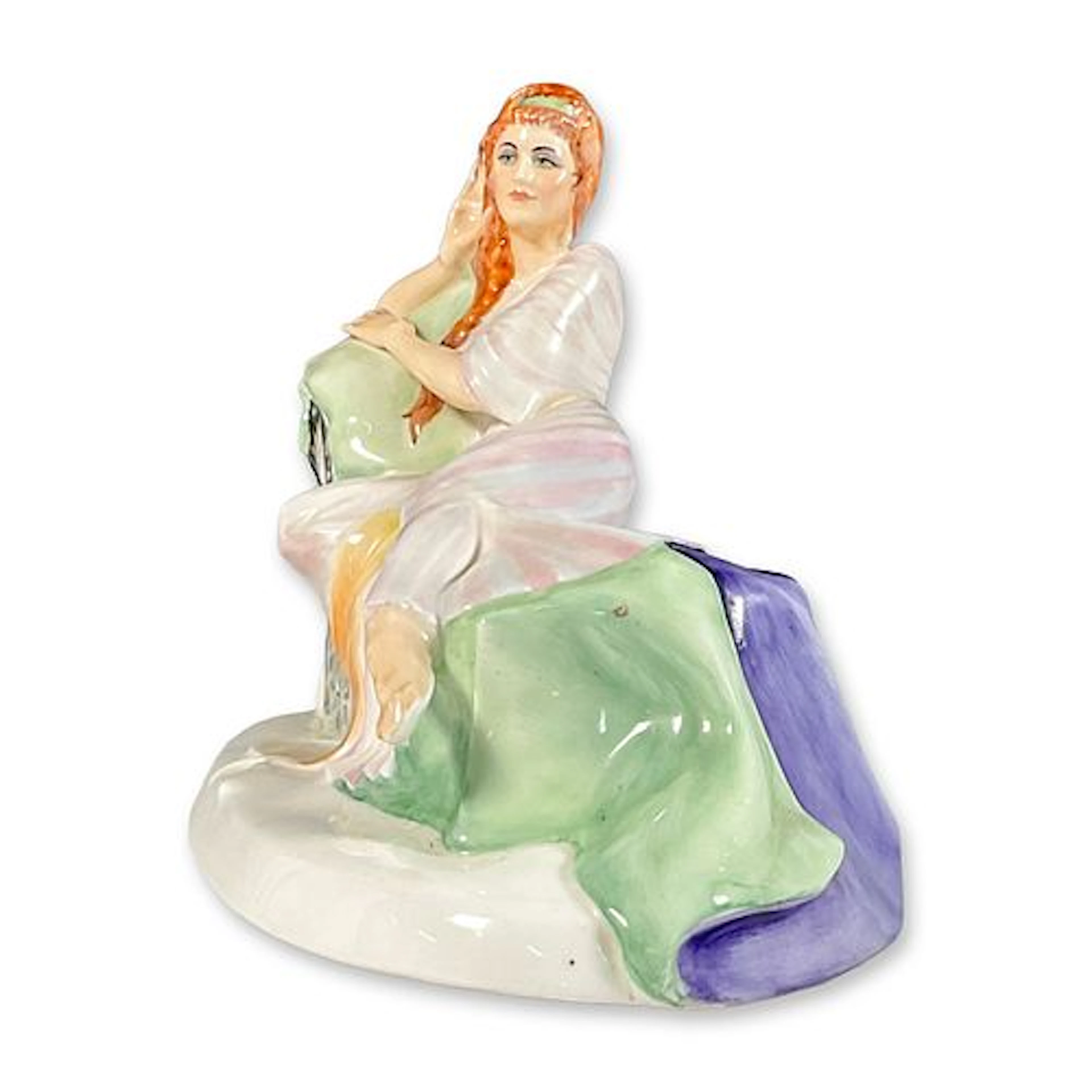 Peggy Davies Prototype Colorway Figurine, Lillie Langtry