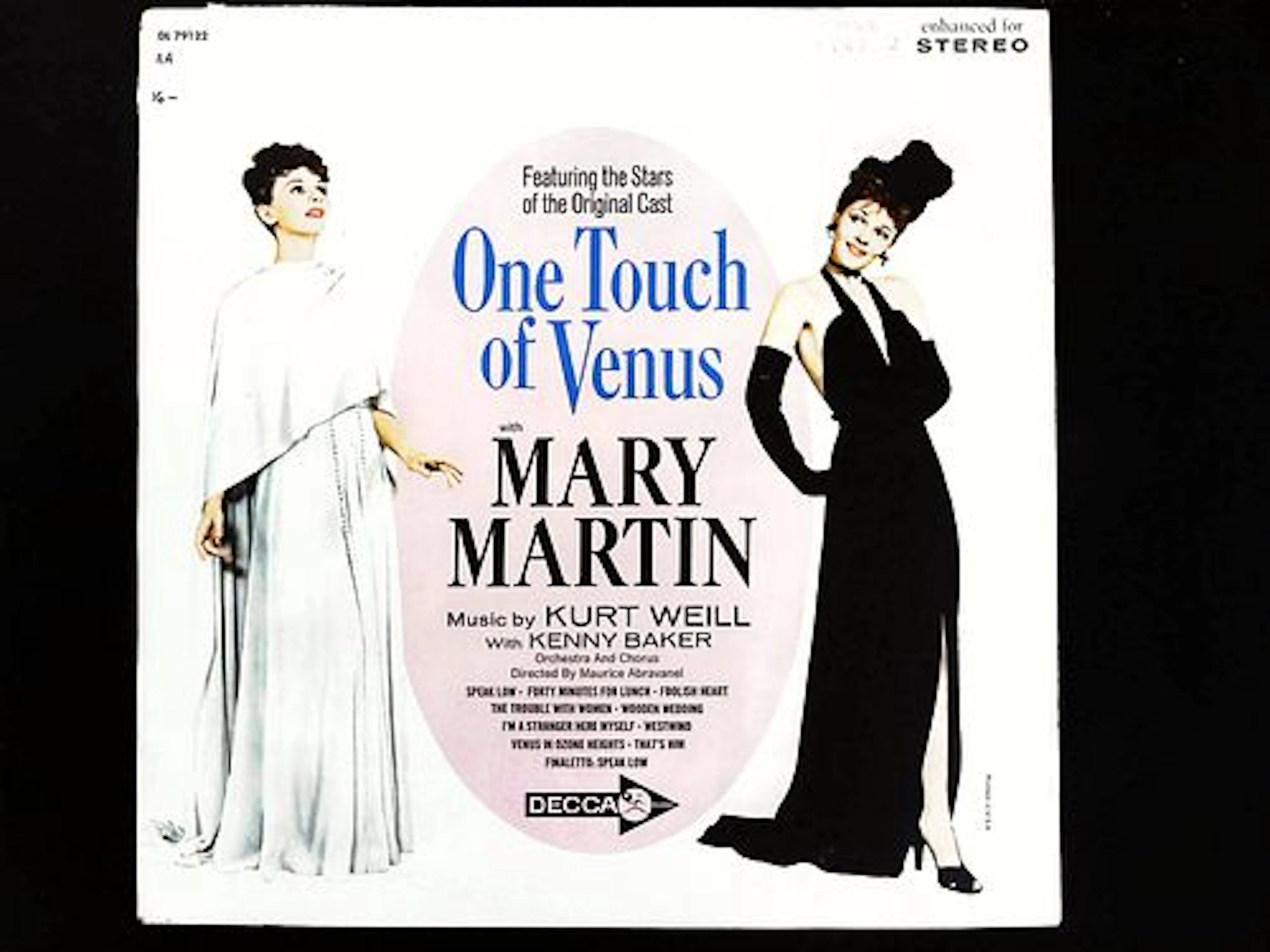 One Touch of Venus Original Cast Recording Mary Martin LP Record