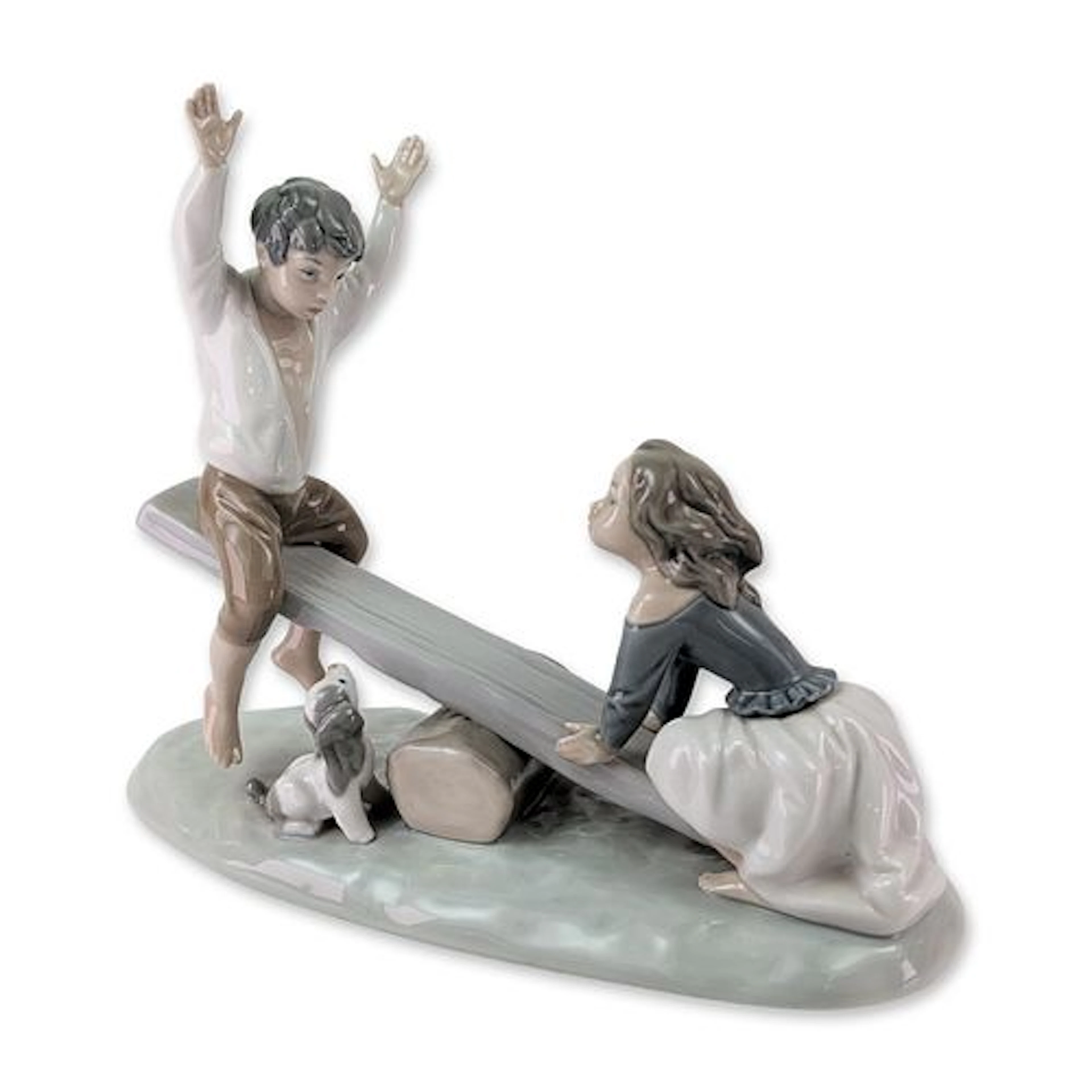 Lladro Seesaw Porcelain Figurine 4867