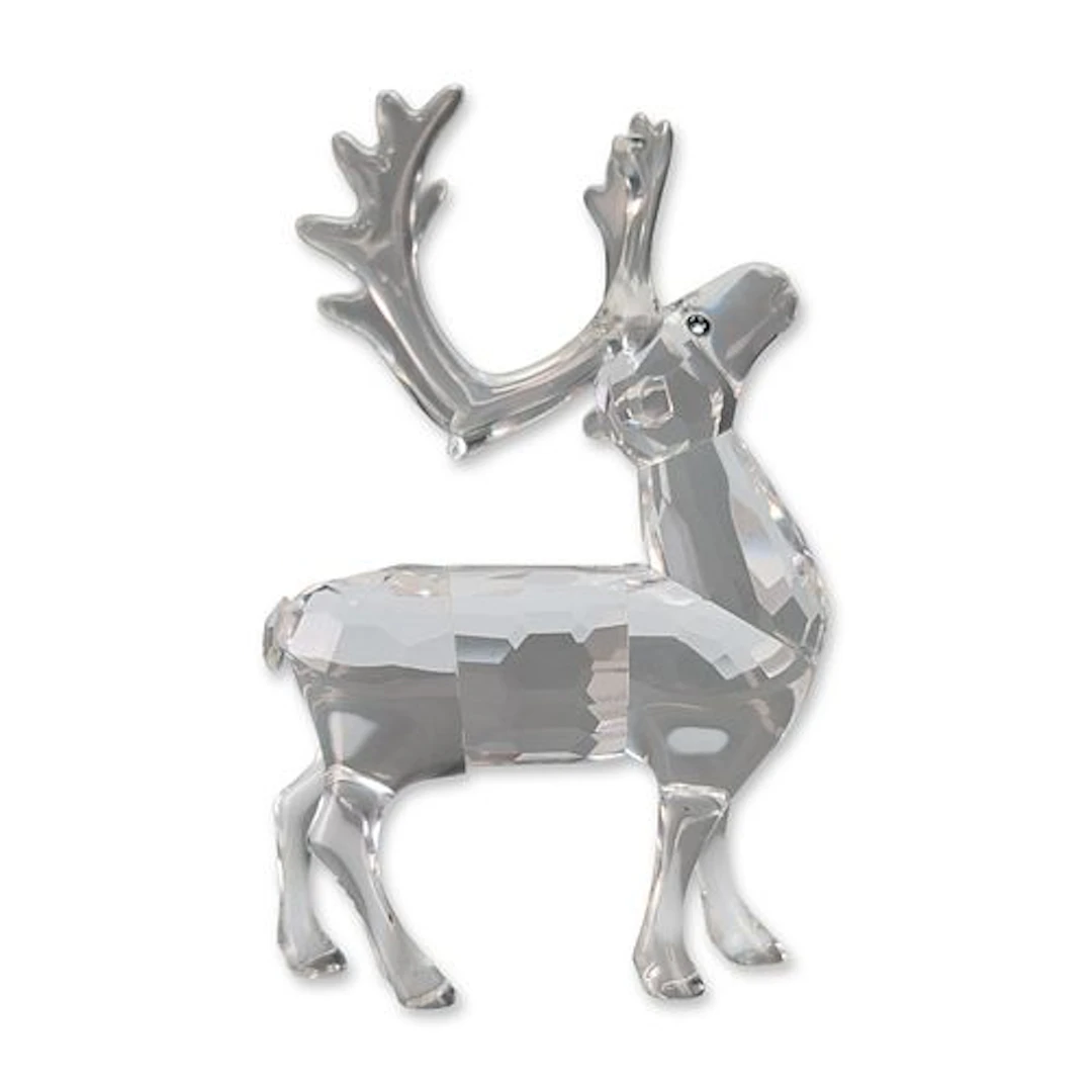 Swarovski Crystal Reindeer Figurine