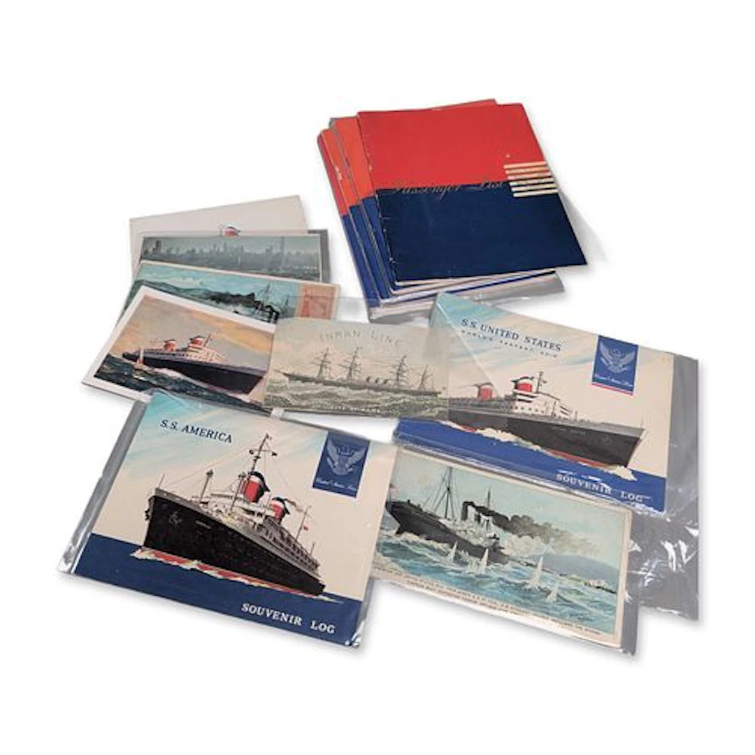 Collection of United States Lines and Transatlantic Ocean Liner Ephemera
