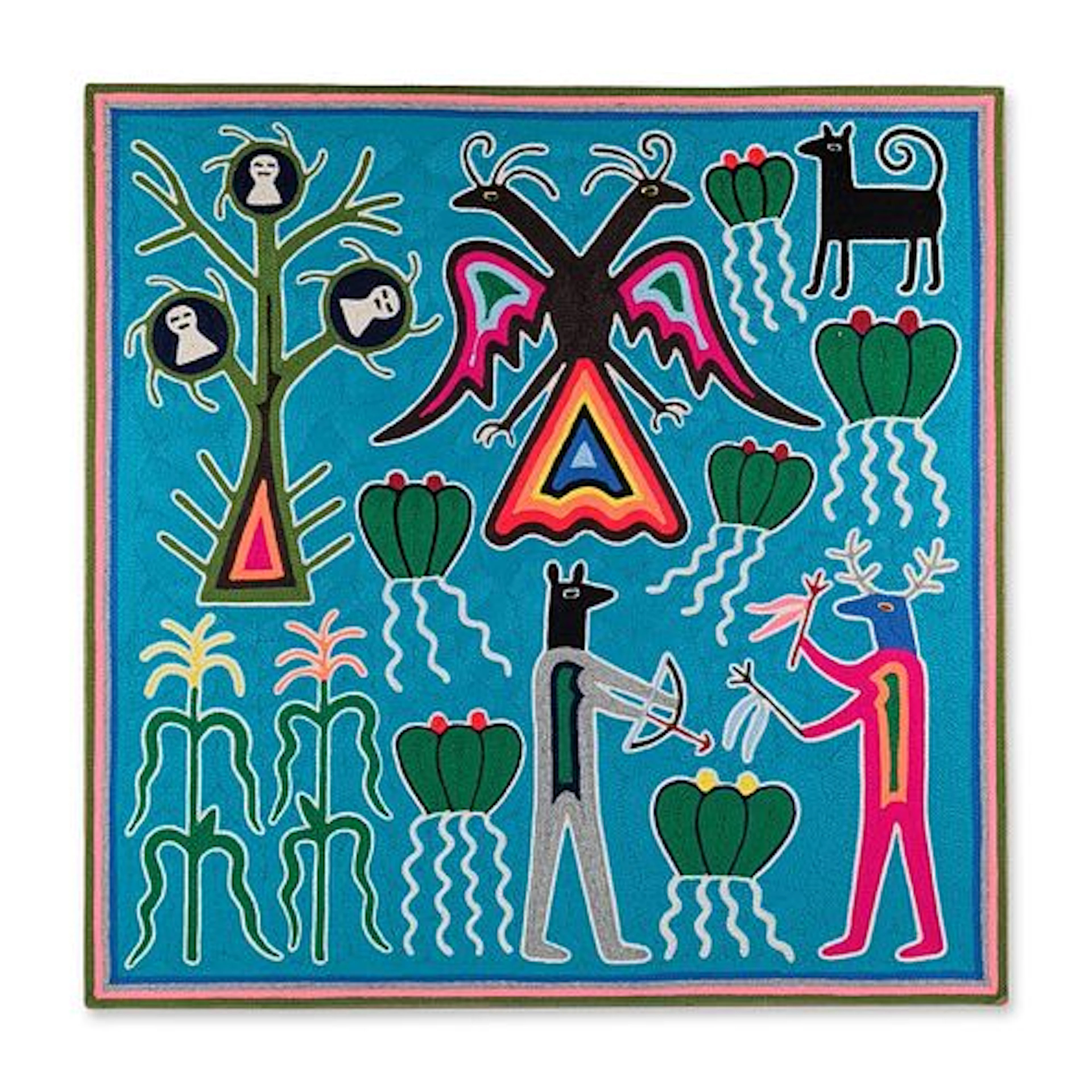 Antonio Lopez Pinedo, Huichol Yarn Painting