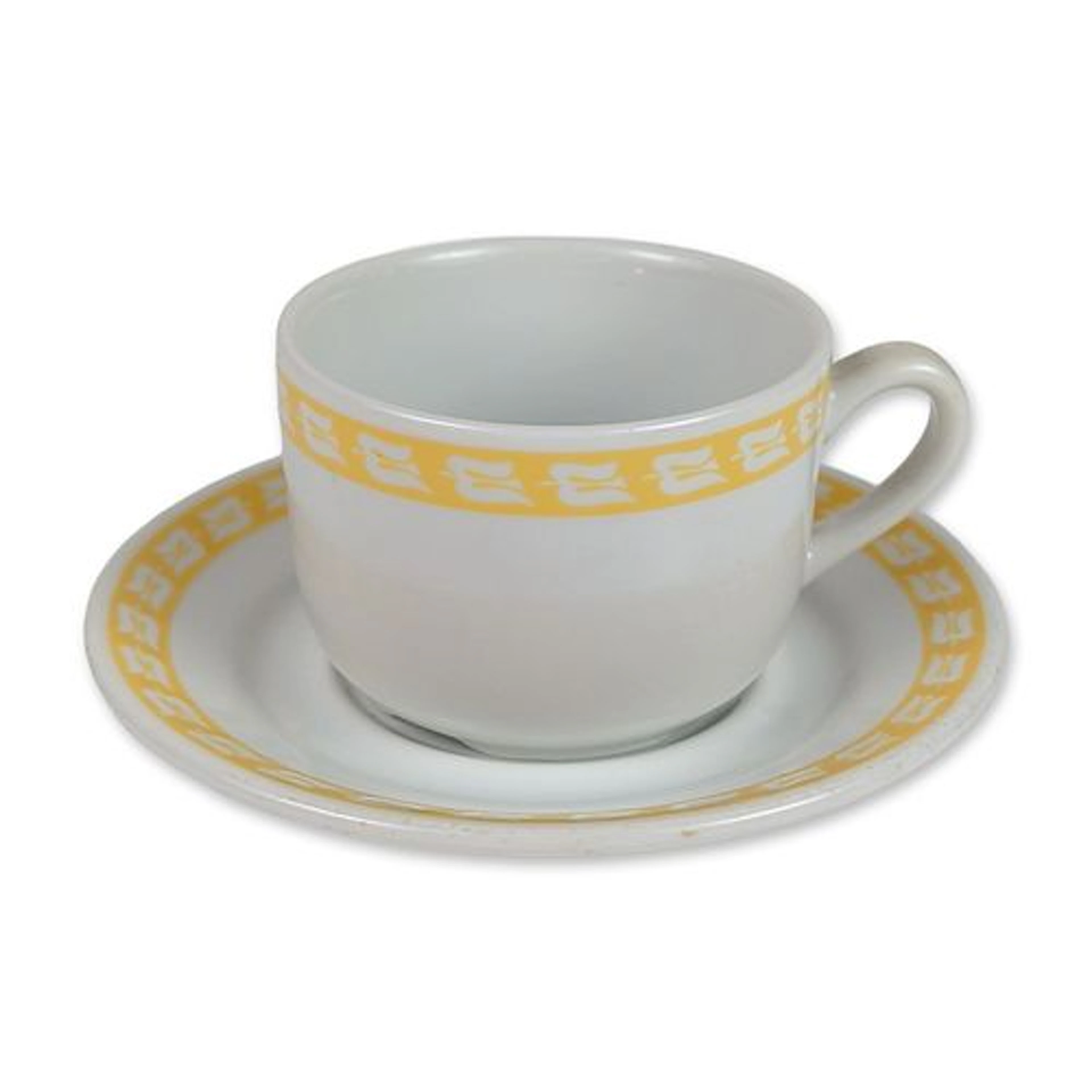 2pc Porsgrund Norway Royal Viking Sky Porcelain Cup and Saucer