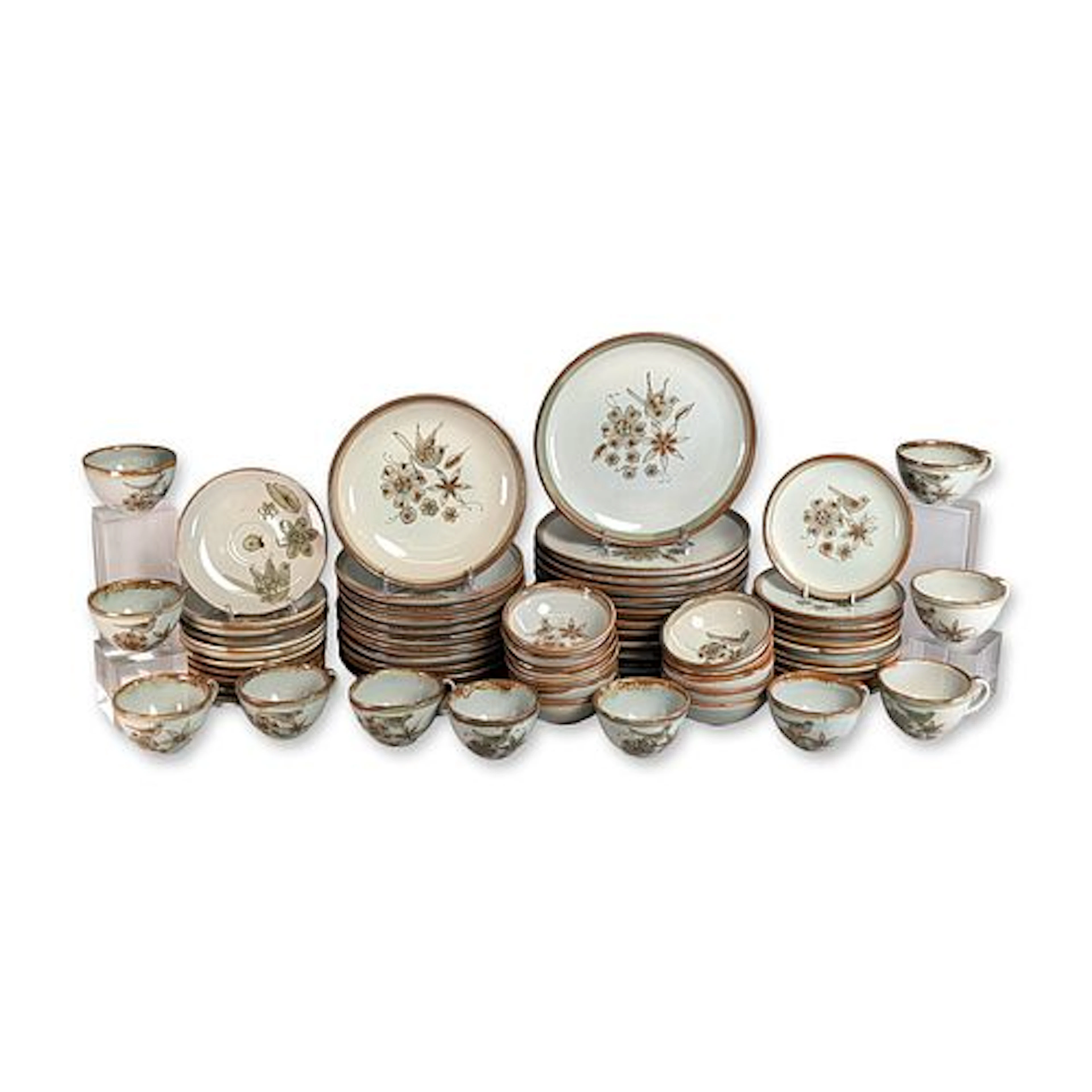 66pc El Palomar Ken Edwards Mexican Stoneware Dinner Service