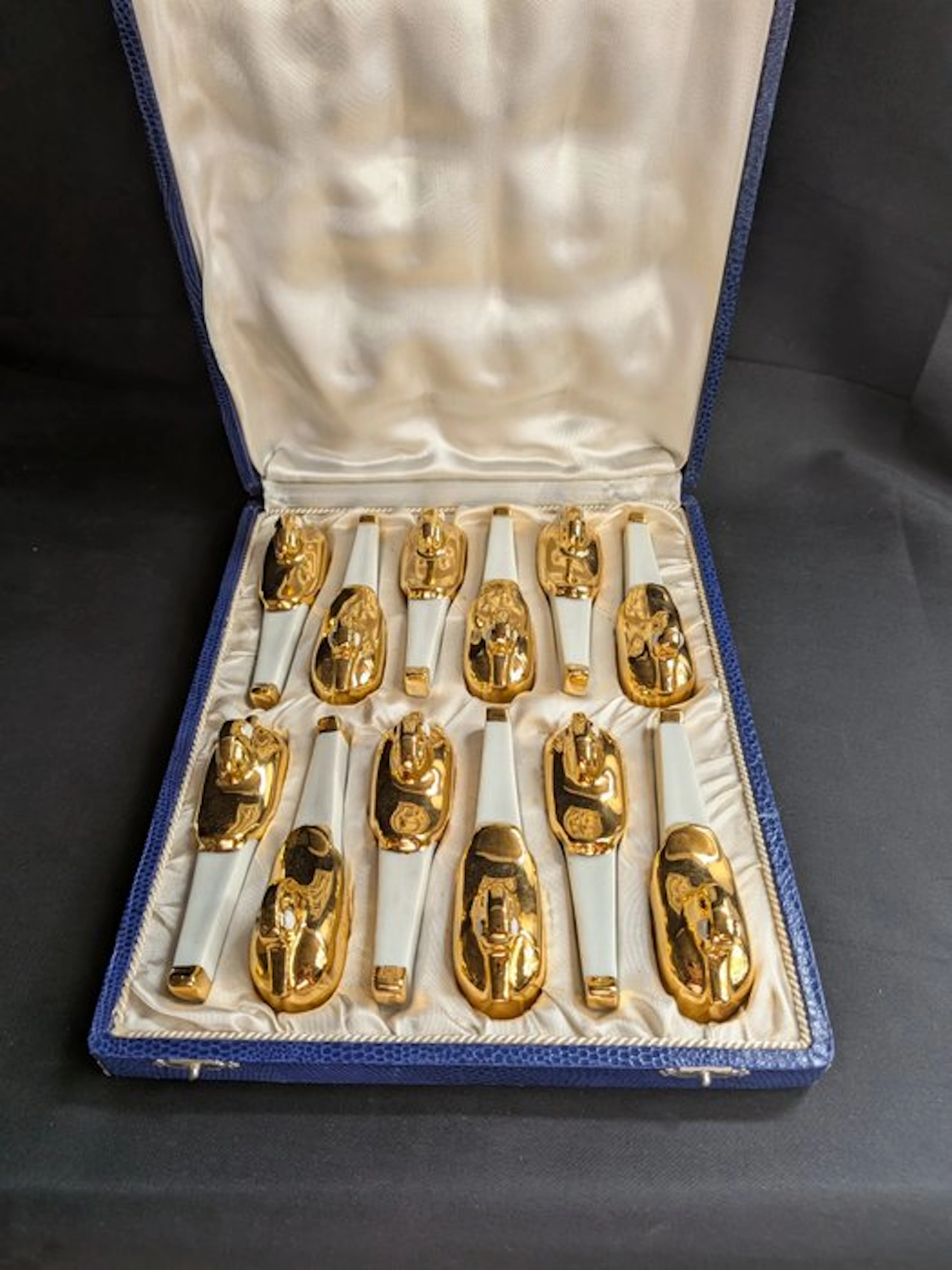 Limoges - robj - Knife rest (12) - Porcelain