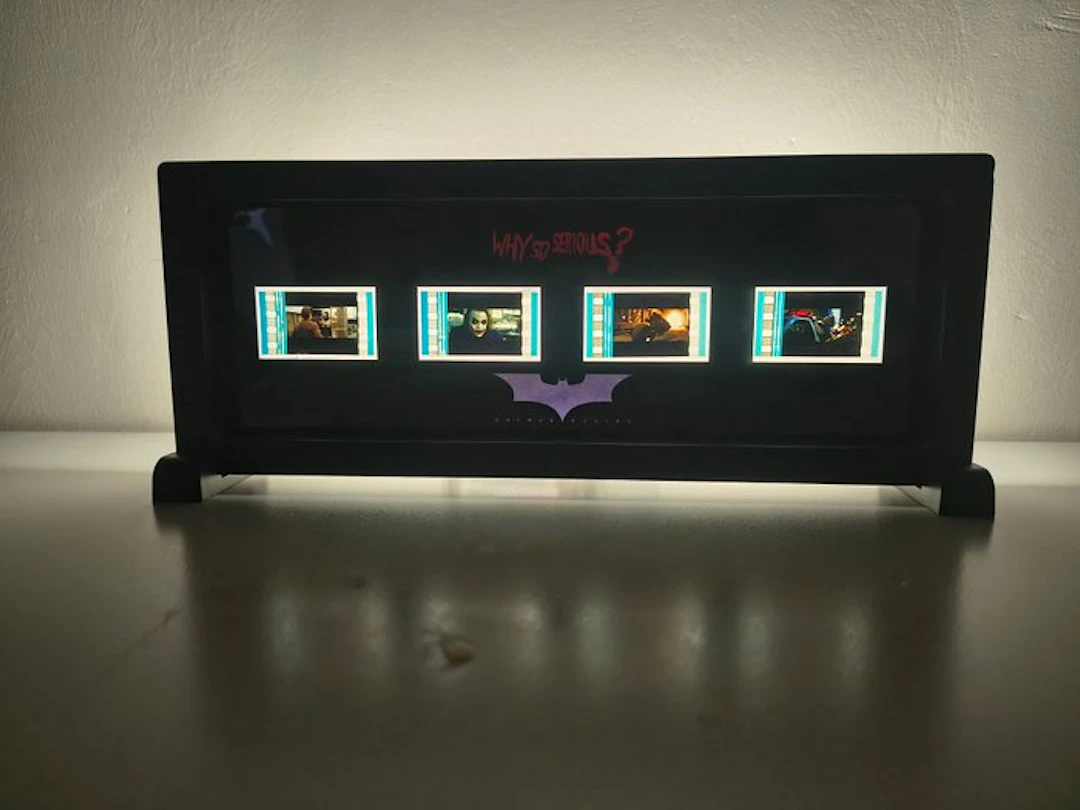 LightBoxFrame frame with 4 Backlit 35 mm film cells from...