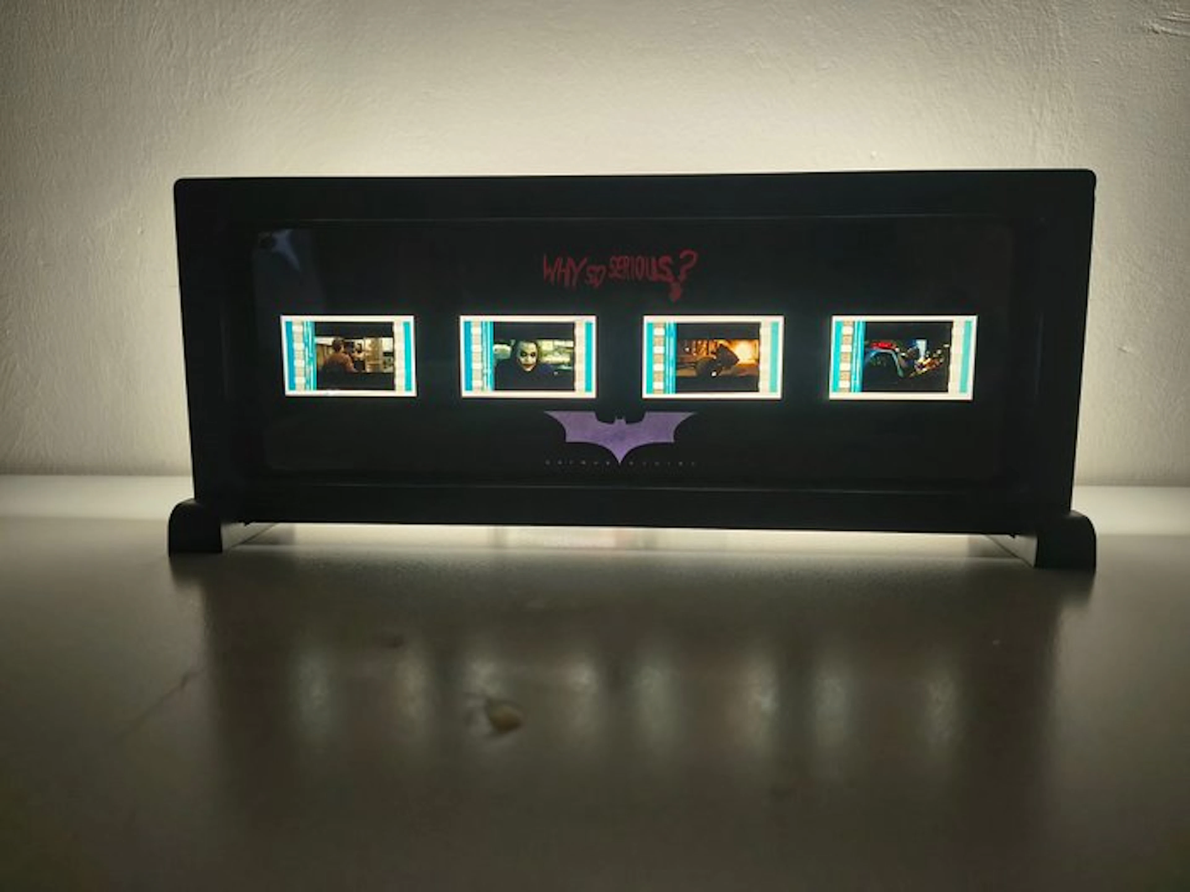 LightBoxFrame frame with 4 Backlit 35 mm film cells from...
