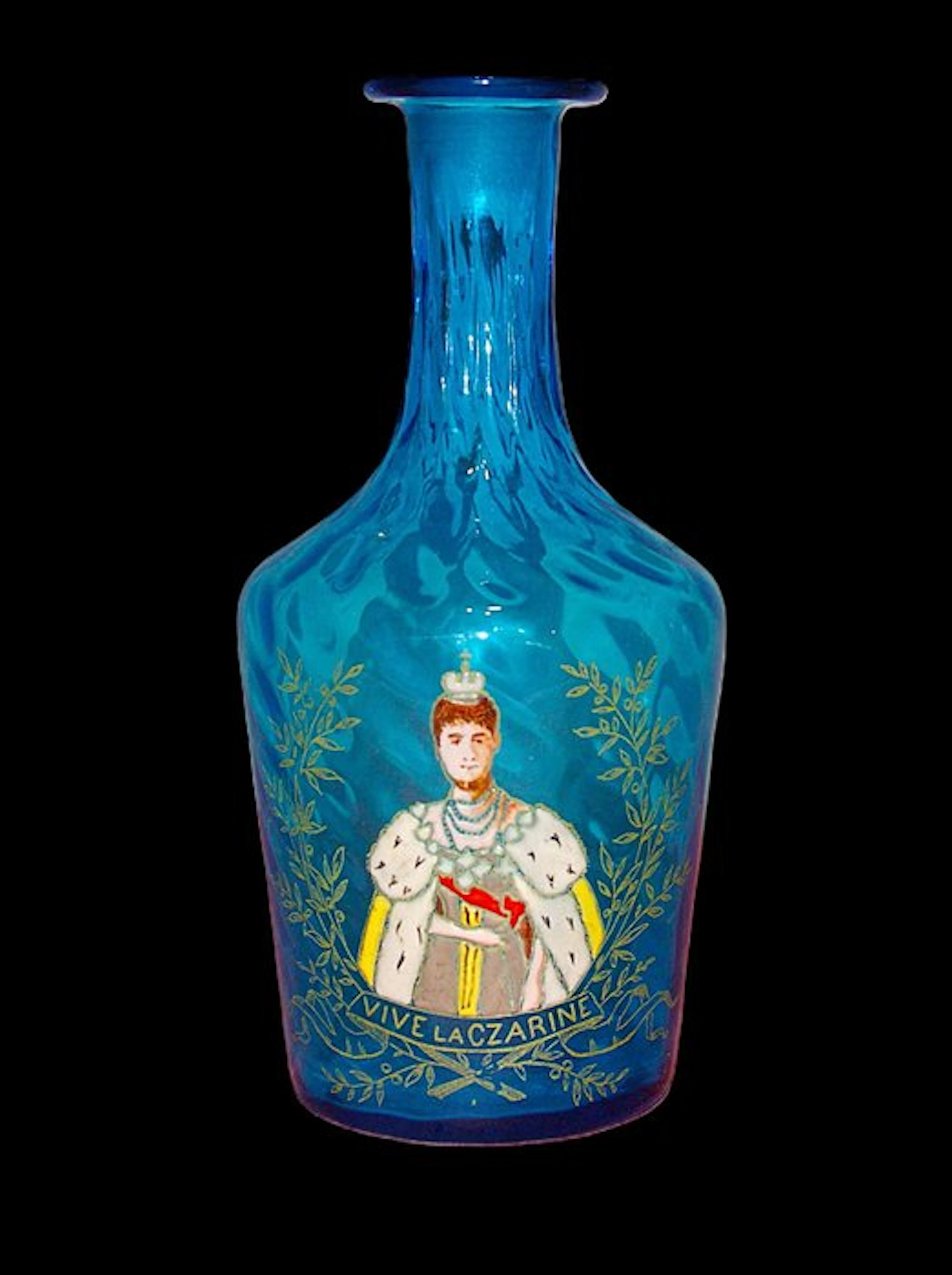 Legras - Rare carafe Tsarine Alexandra FEODOROVNA...
