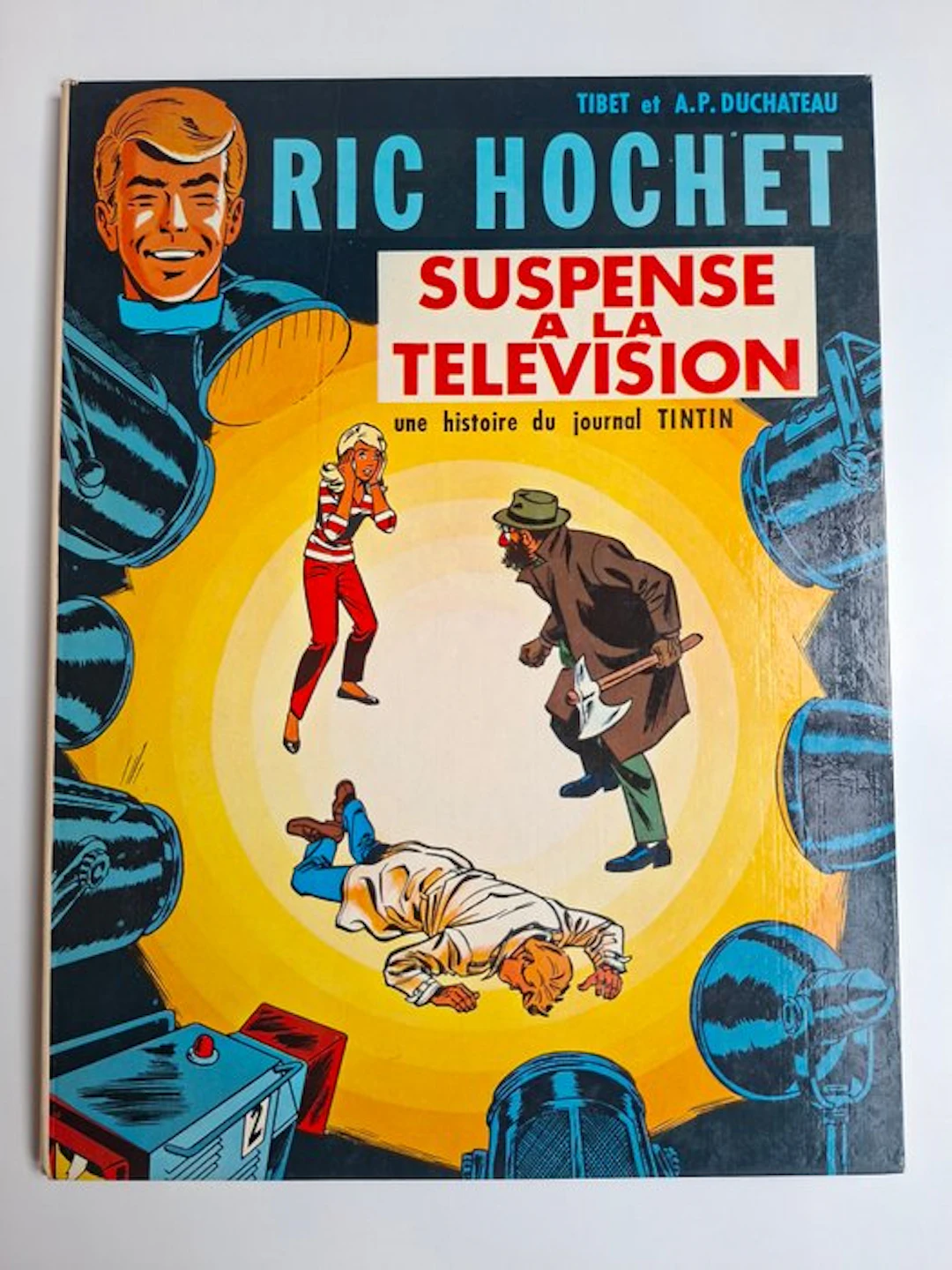 Ric Hochet T7 - Suspense a la télévision - C - 1 Album - First edition - 1968