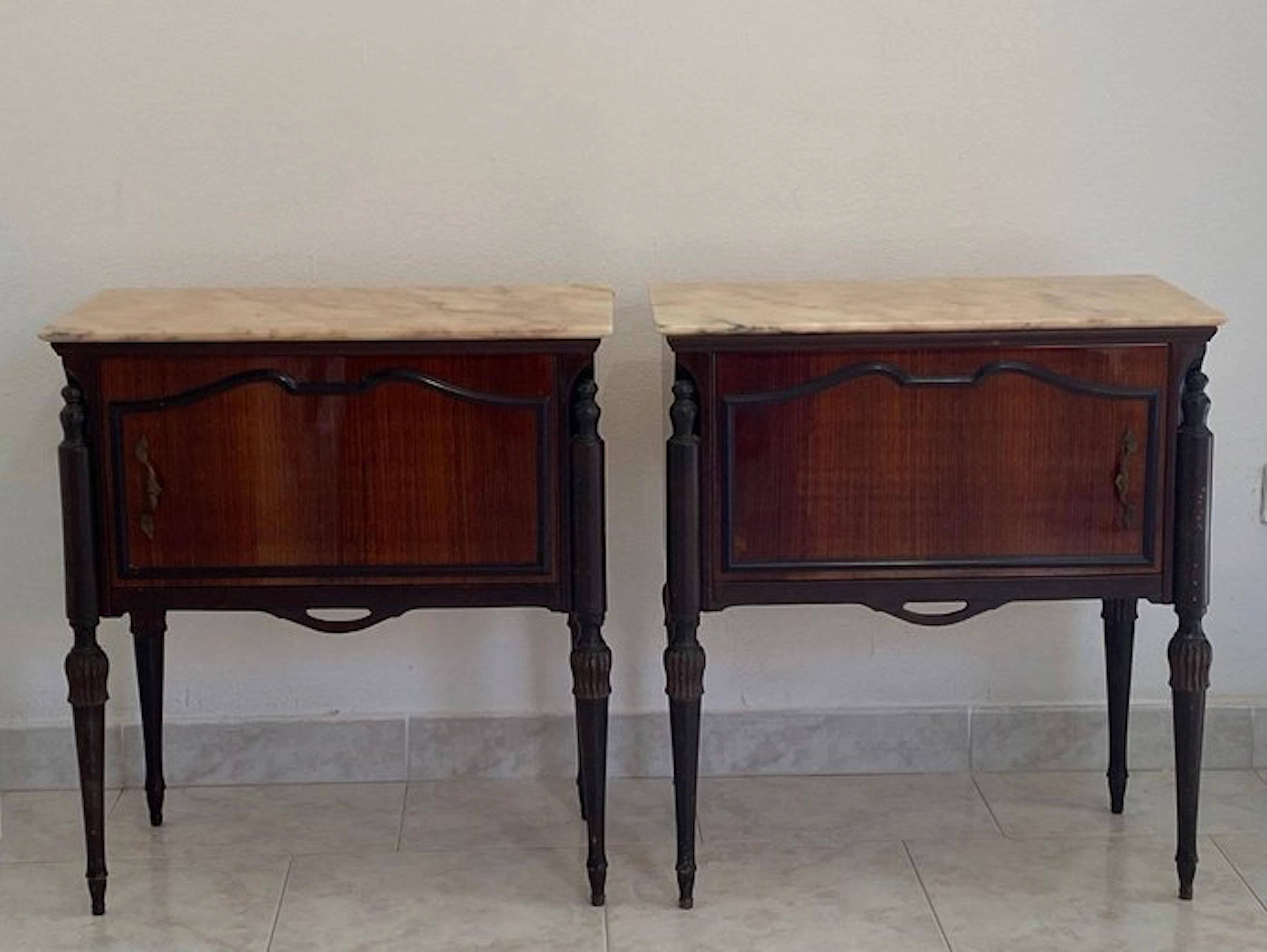Nightstand (2) - Walnut - Walnut nightstands