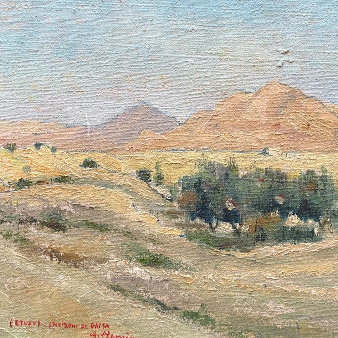 Augustin Memin (1910 - 1981) - Environs de Gaza - Paysage...