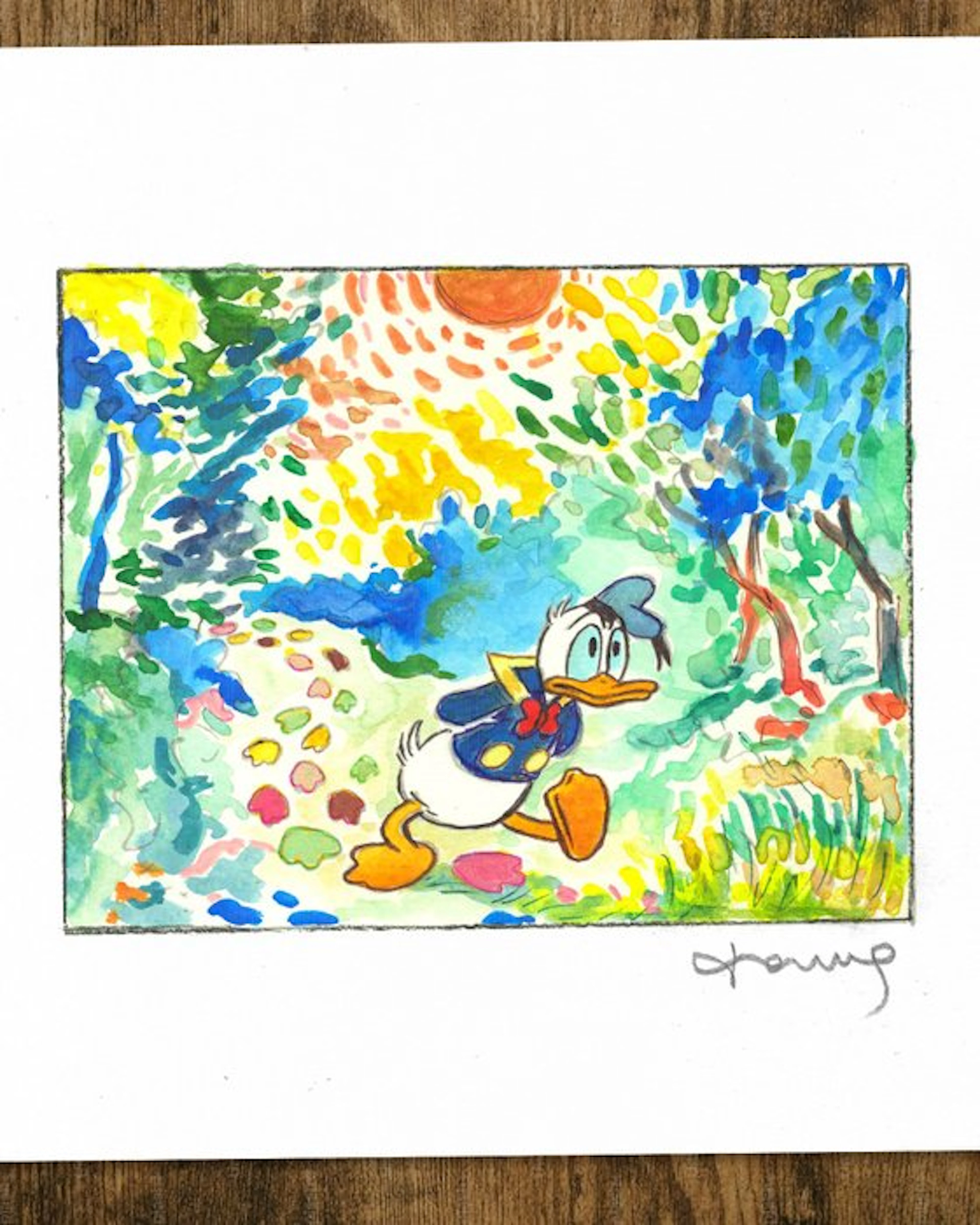 Tony Fernandez – Donald Duck Inspired by Henri Matisse...