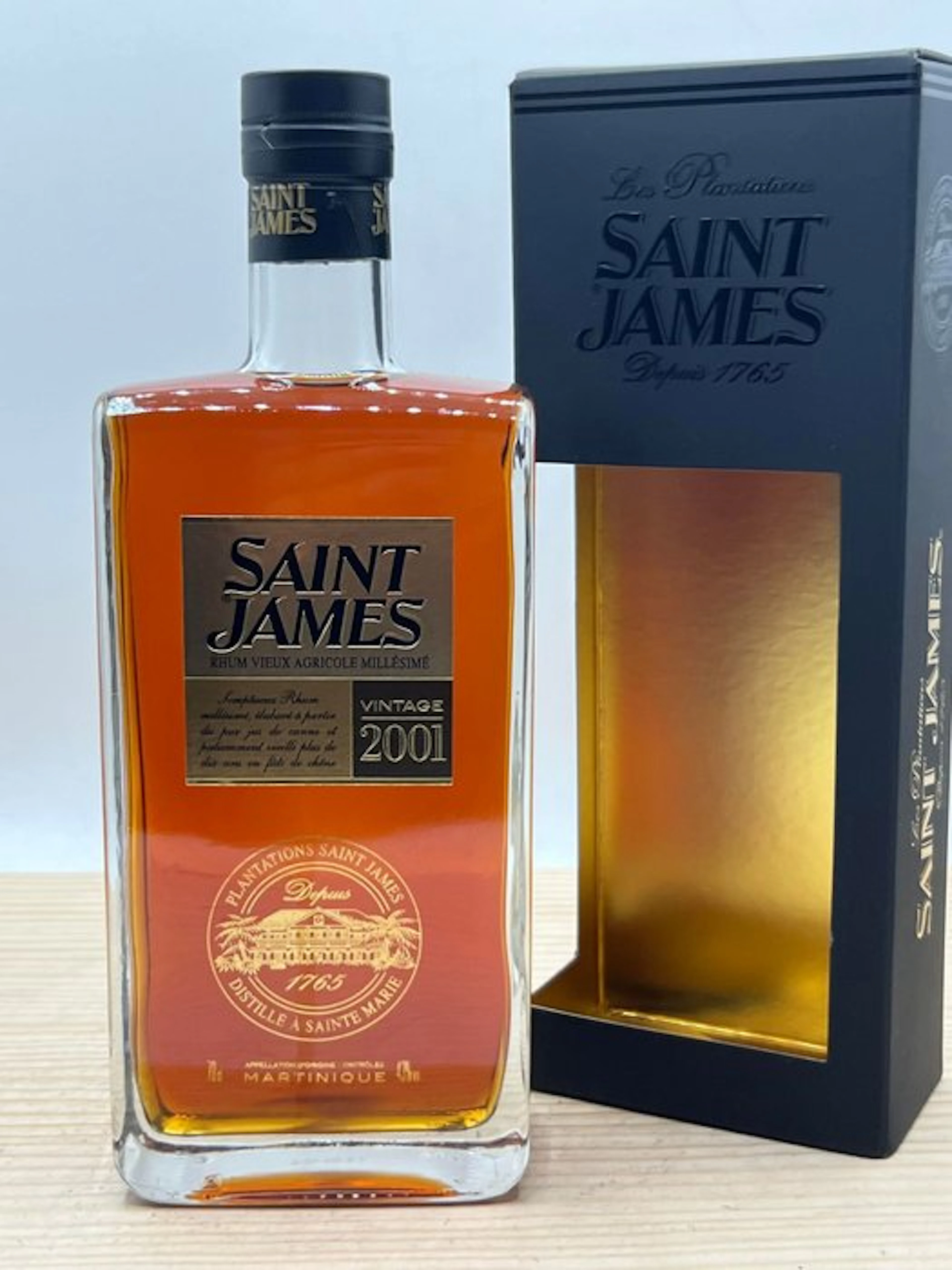 Saint James 2001 10 years old - Rhum Vieux Agricole - Millesime - 70cl
