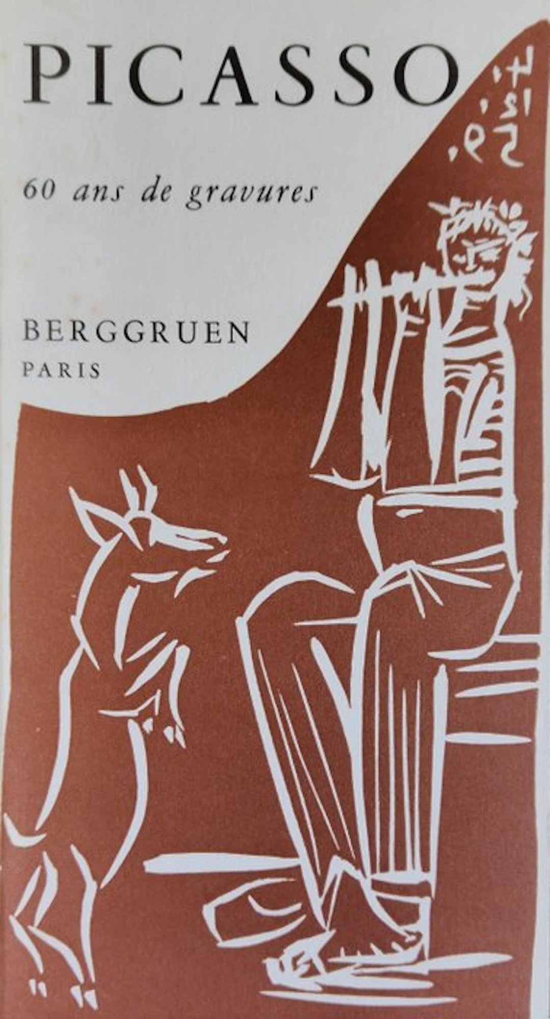 Pablo Picasso (1881-1973) - Faune et chêvre, linocut
