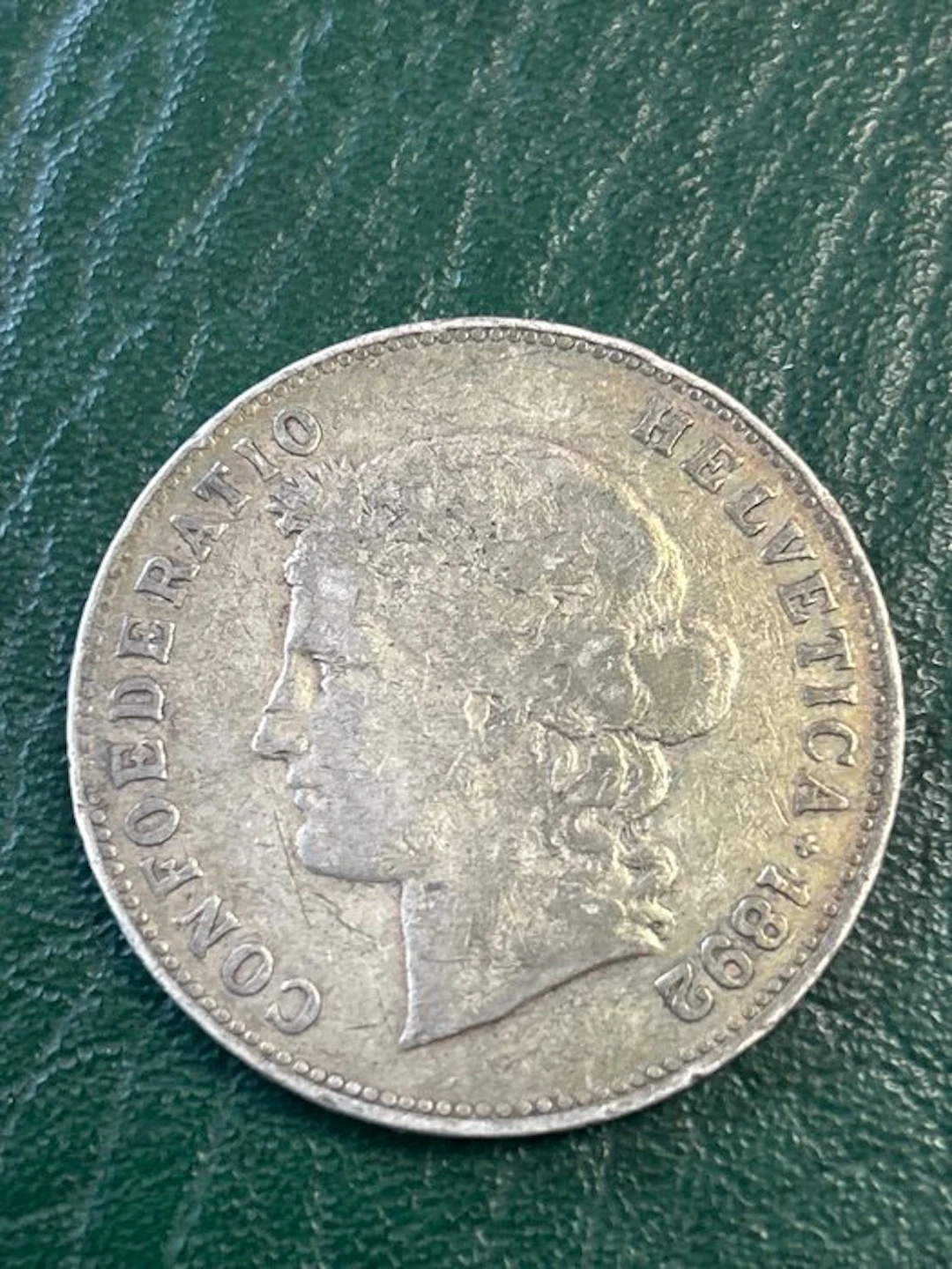 Switzerland. 5 Francs 1892 (No reserve price)