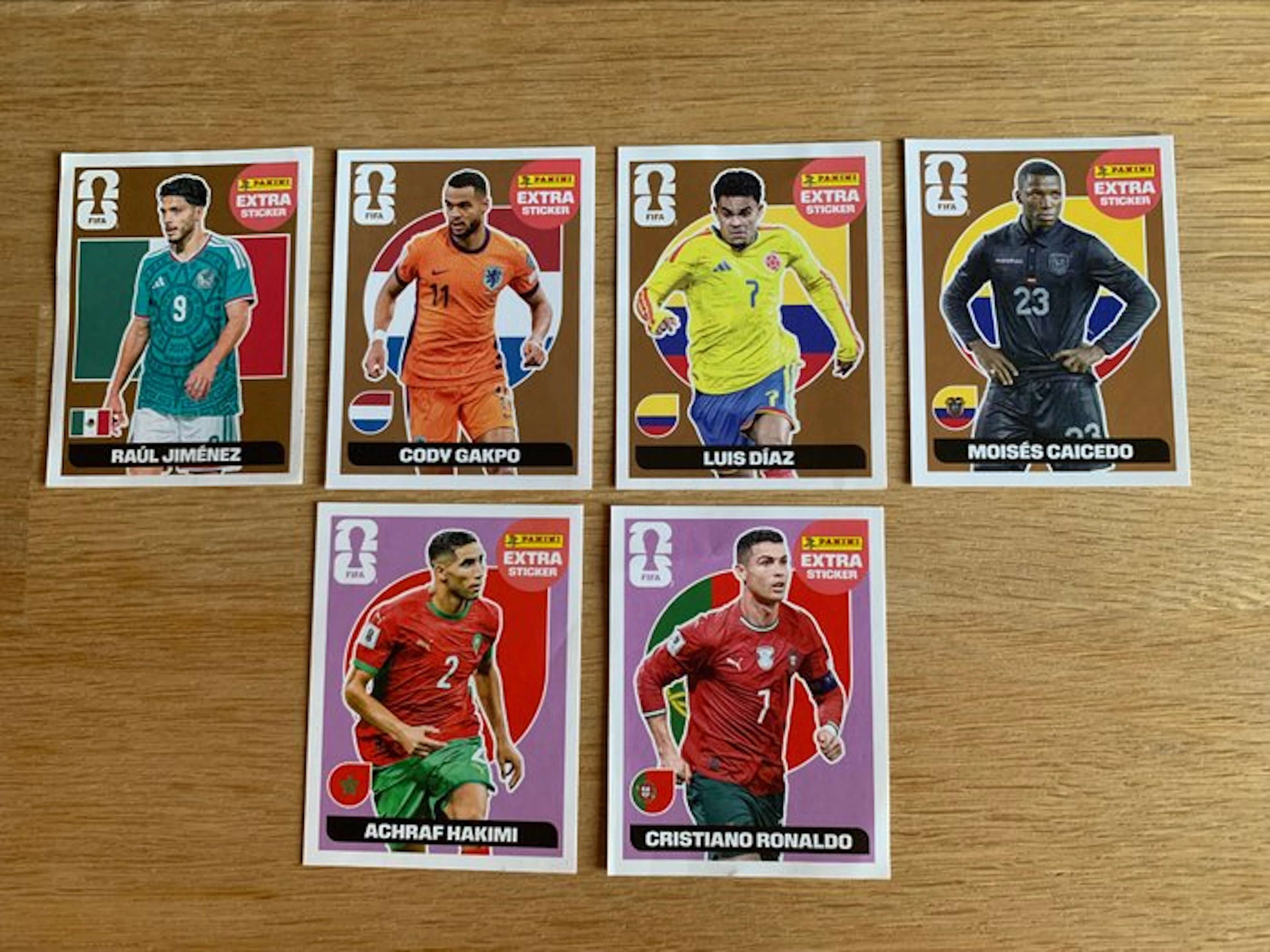 2026 Panini World Cup Stickers Cristiano Ronaldo Extra...