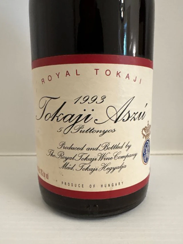 1993 Royal Tokaji Aszú 5 Puttonyos⁠ - Tokaj 5 Puttonyos - 1 Jennie (0.5L)