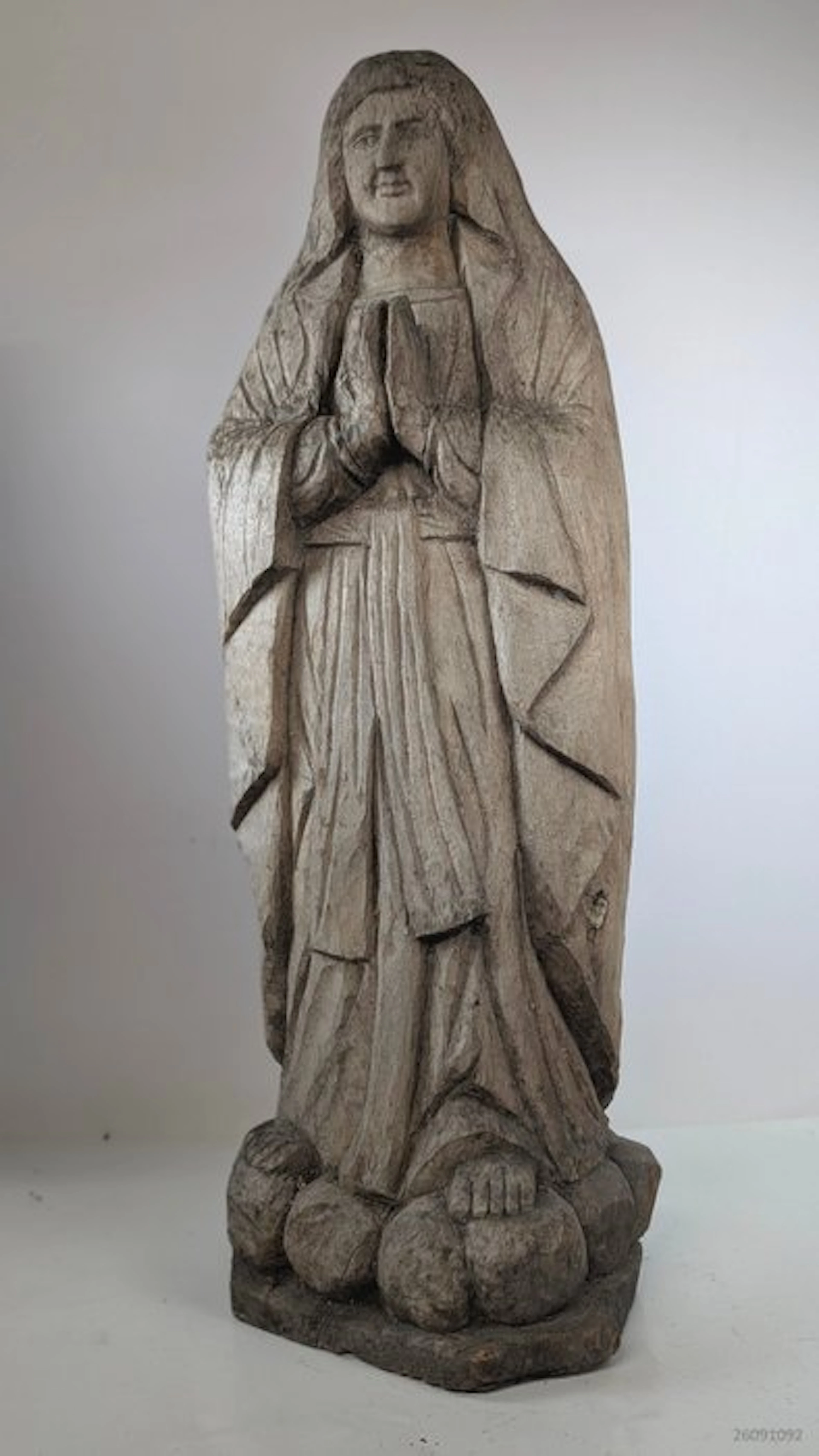 Statue, Groot beeld Maria , de moeder van Jezus - 72 cm - solid wood - 1900