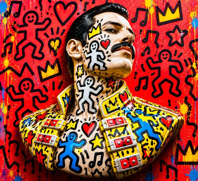 Jacon Art - Queen - Freddie Mercury - The Show Must Go 3D - 2/7