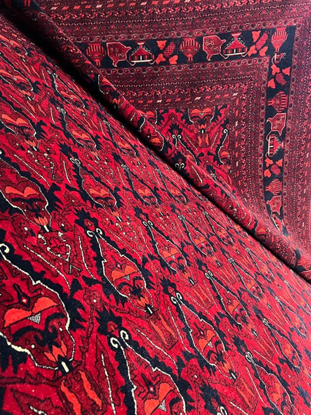 Afghan Art Deco (Top) - Rug - 395 cm - 300 cm