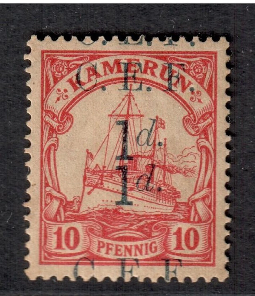 German Colonies - Cameroon 1914 - Cameroon British Occupation No