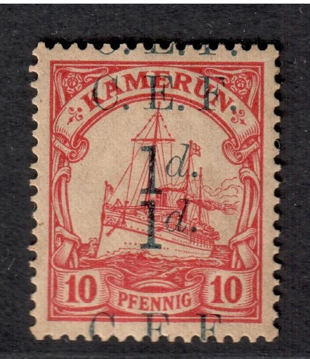 German Colonies - Cameroon 1914 - Cameroon British Occupation No