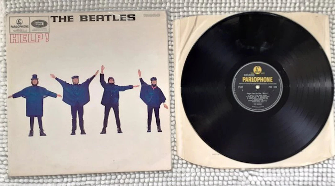 Beatles - The Beatles HELP LP PMC 1255 UK First Press...