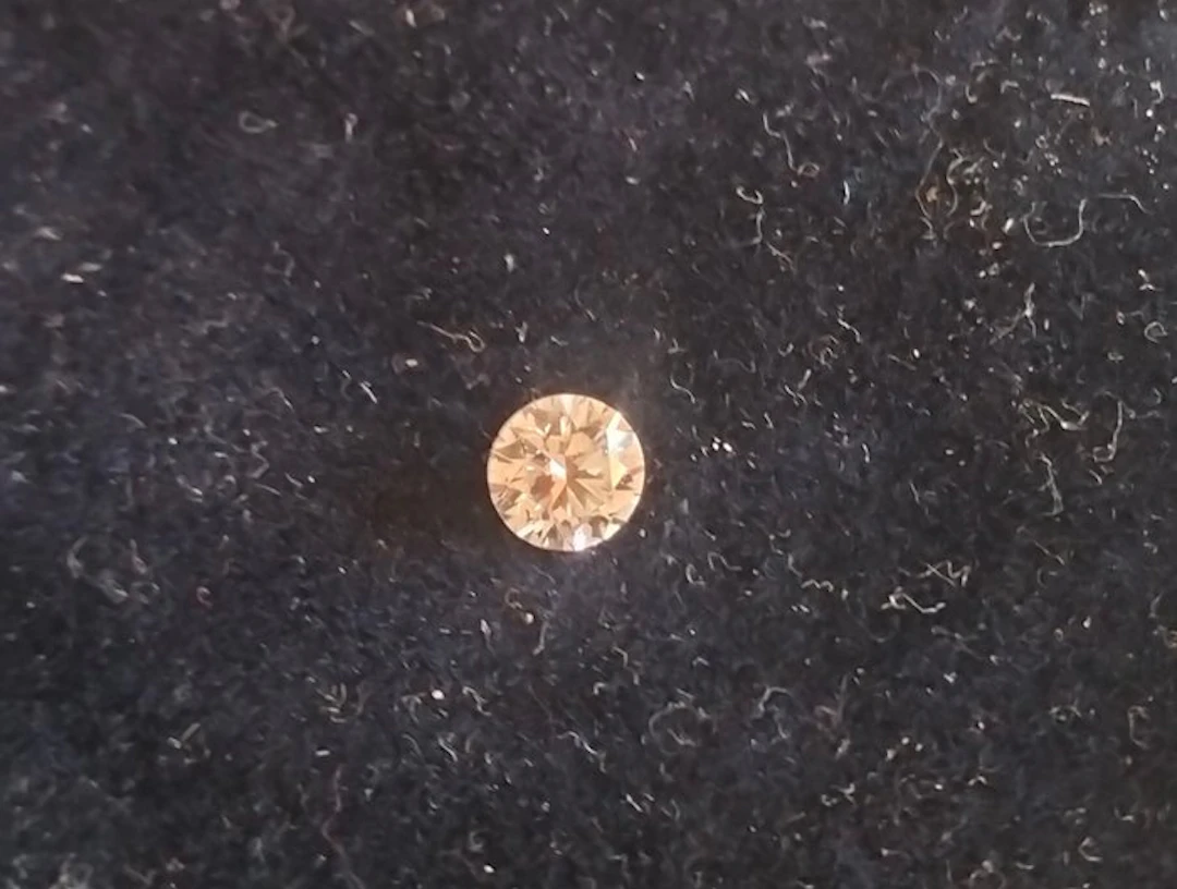 1 pcs Diamond (Natural) - 0.50 ct - Round - D...