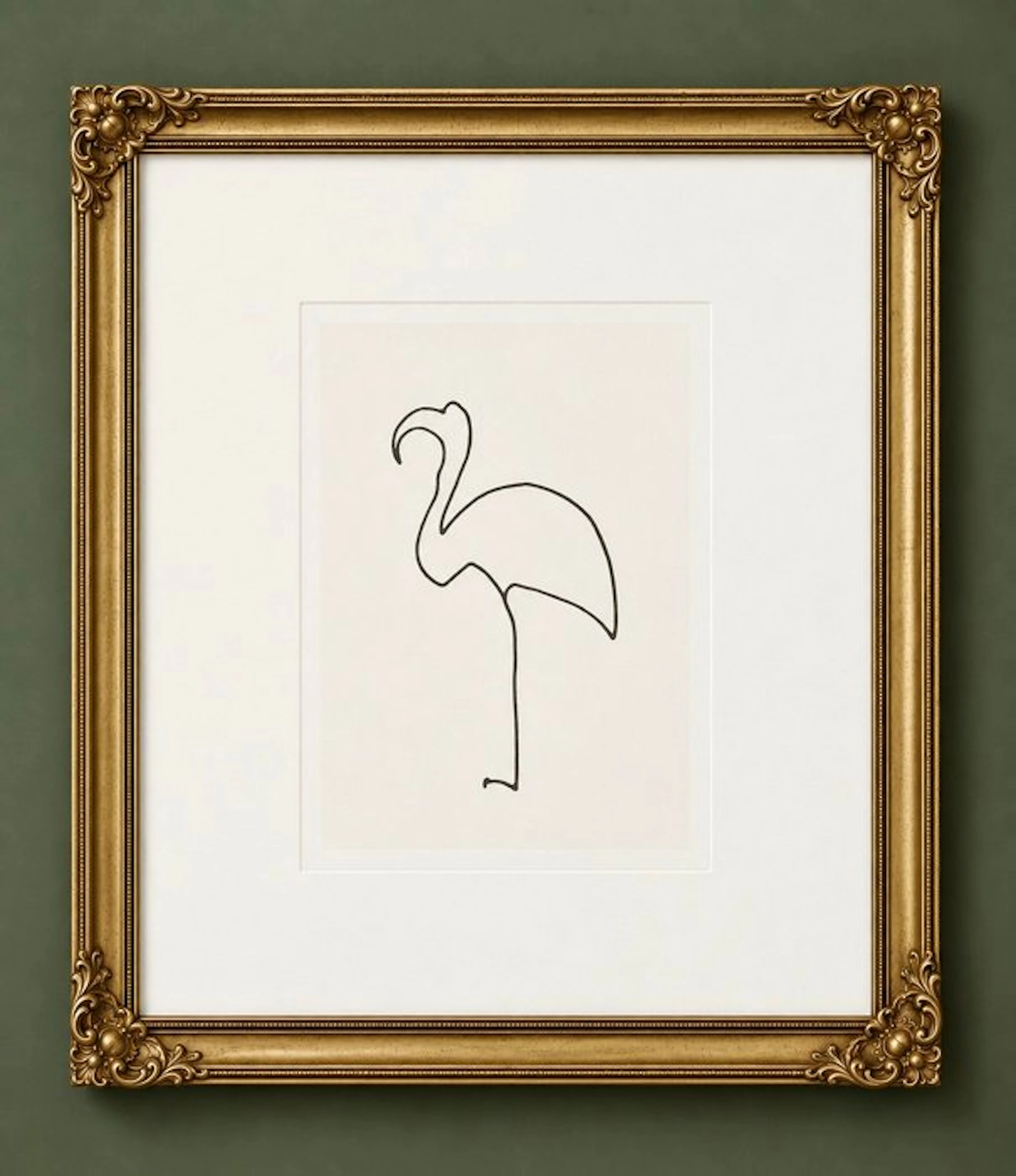 (After) Pablo Picasso (1881-1973) - "Le flamand rose" - (50x60cm)
