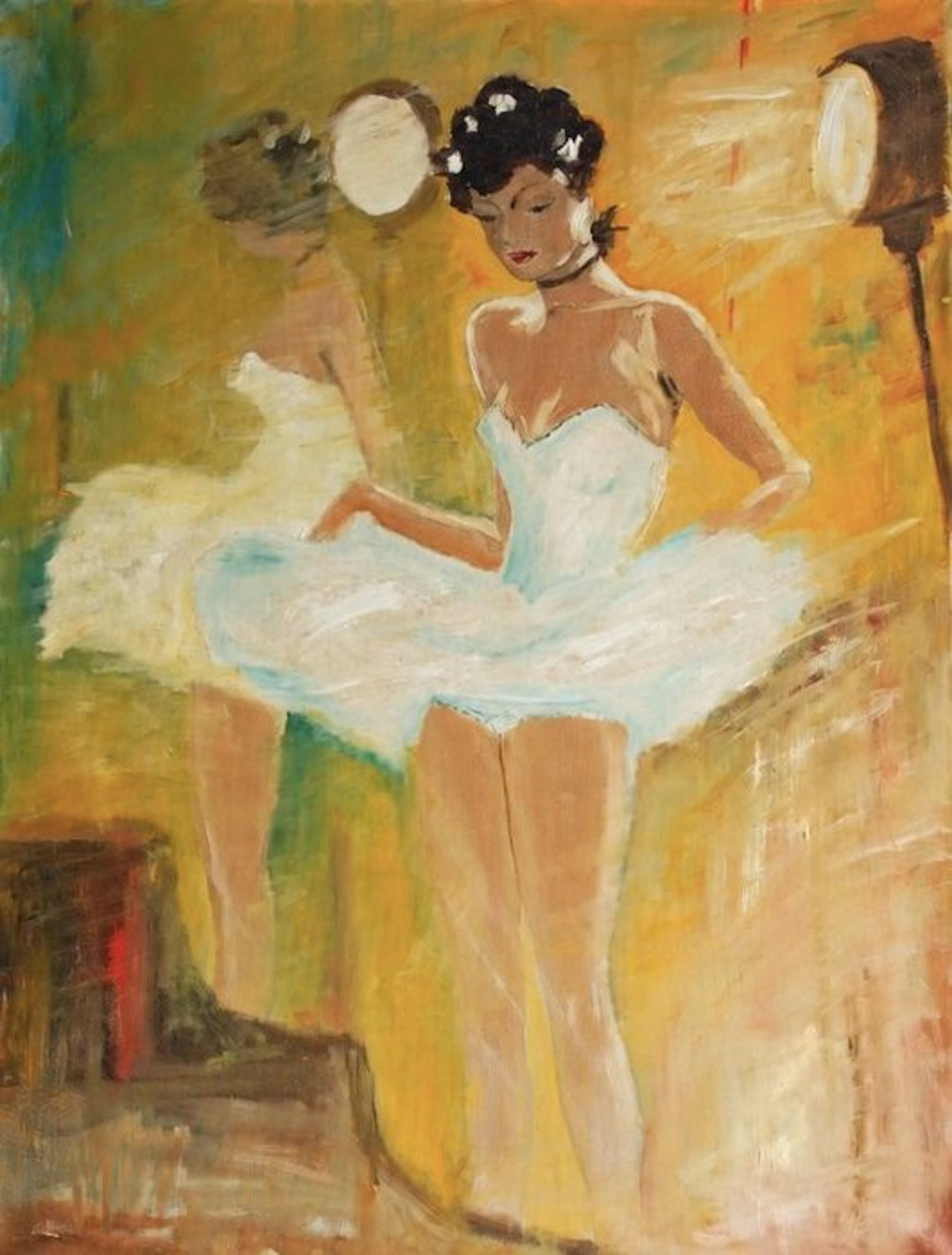 Franse School (XX), naar Degas - Dansende vrouw