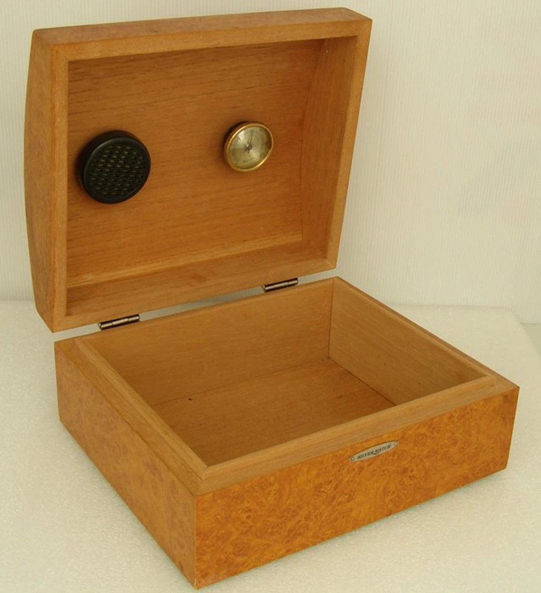 Silver Match - No reserve price - Cigar box - Wood - Cigar box Siver Matc