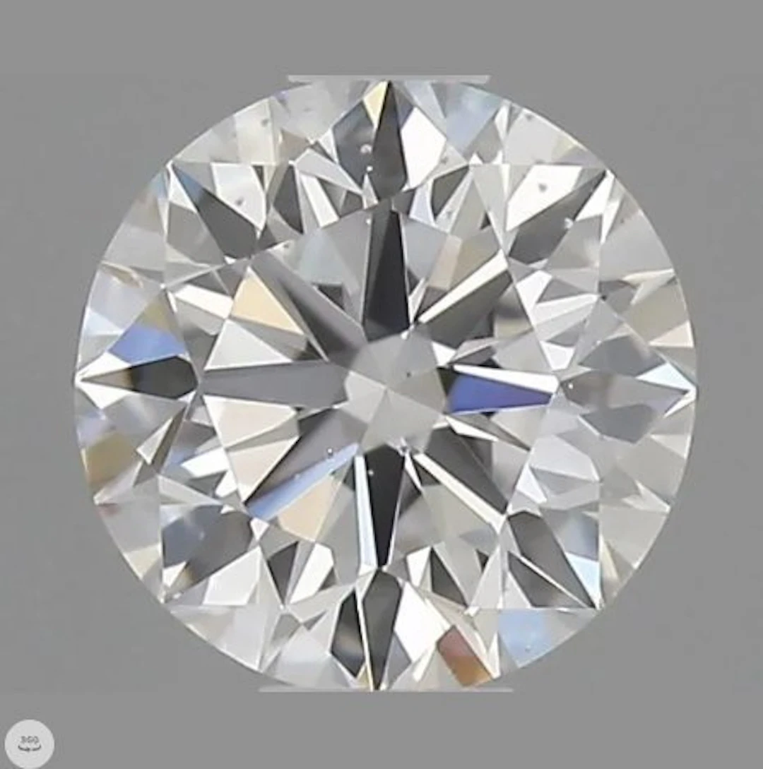 1 pcs Diamond (Natural) - 0.30 ct - Round - D...