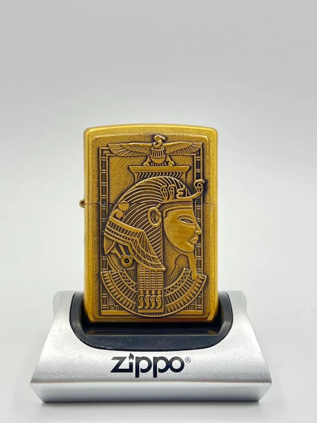 Zippo - Egyptian Collection - Ramses II - Solid Brass...