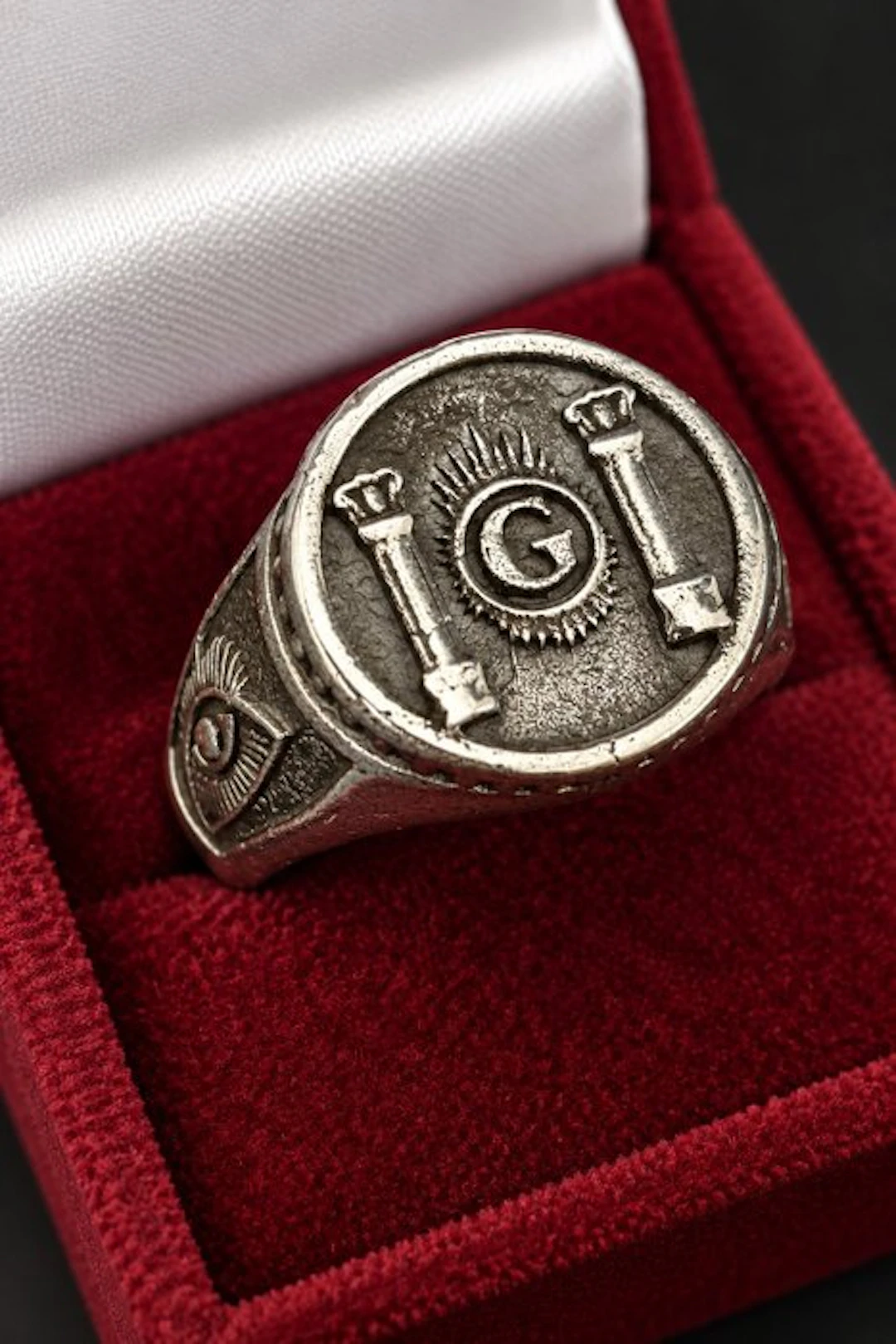 925 Sterling Silver Masonic Signet Ring – Freemason G