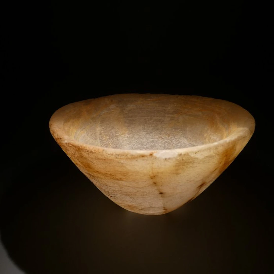 Ancient Egyptian Alabaster Vessel Cup