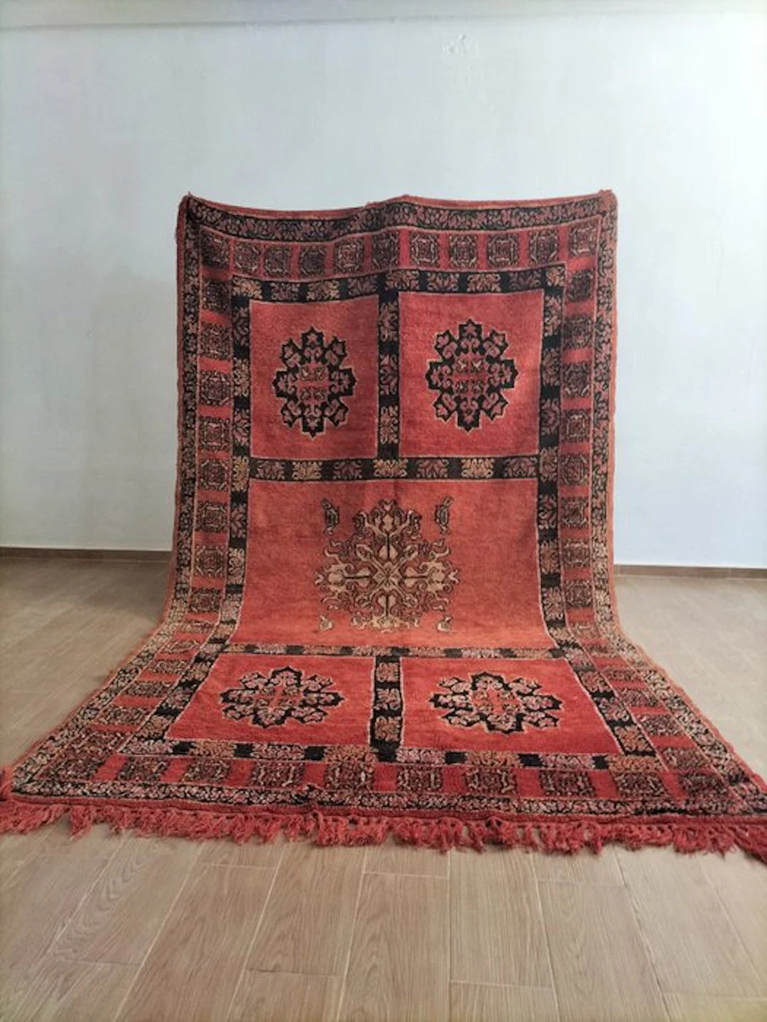 Unique Moroccan tribal rug. - Rug - 330 cm - 205 cm - Moroccan rug 100% Wool