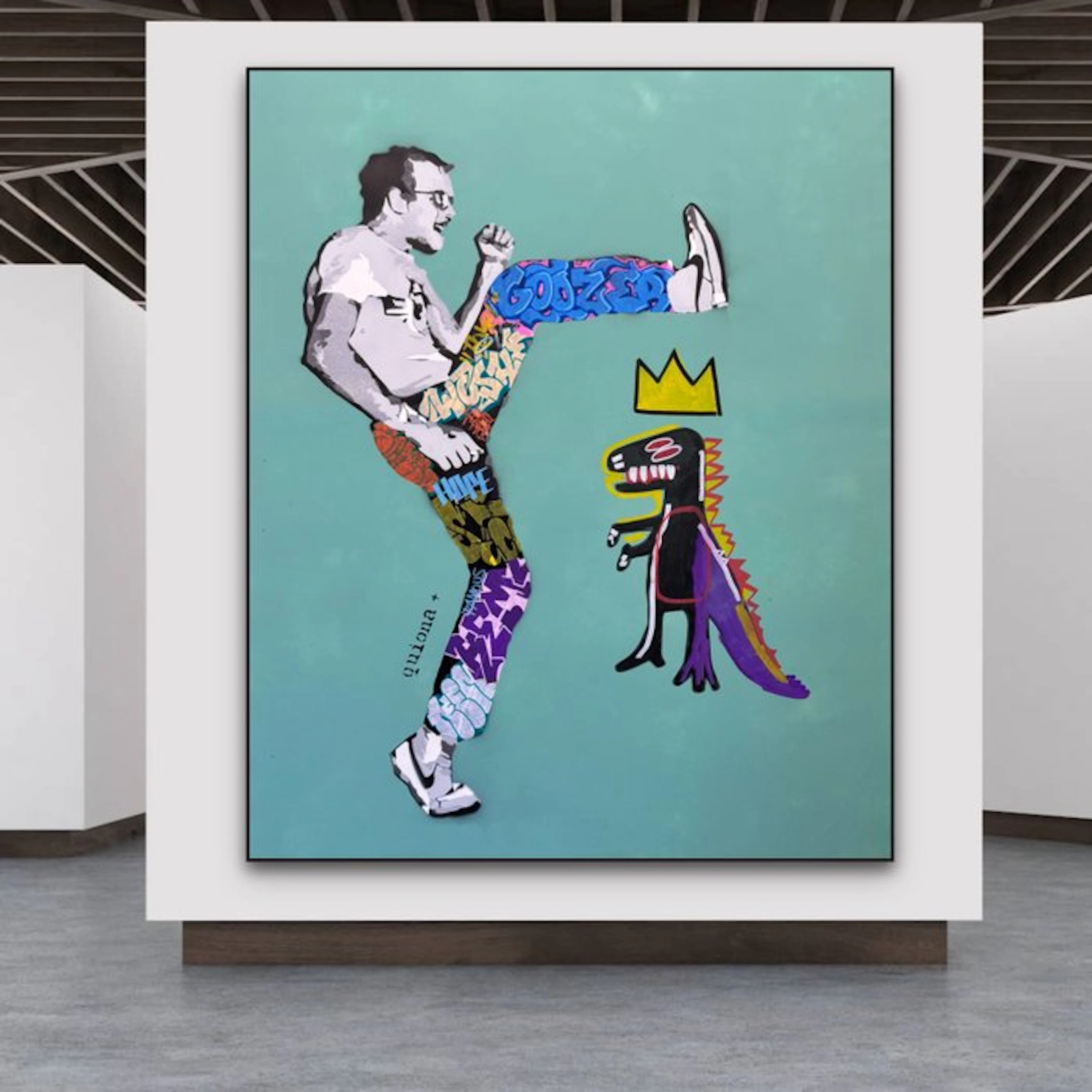 Quiona+ - ‘Keith Haring vs. Basquiat’ XXL (No Reserve Price)