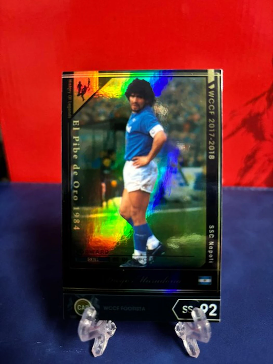 Panini World Club Champion Football Diego Maradona SS 92 SSC Napoli