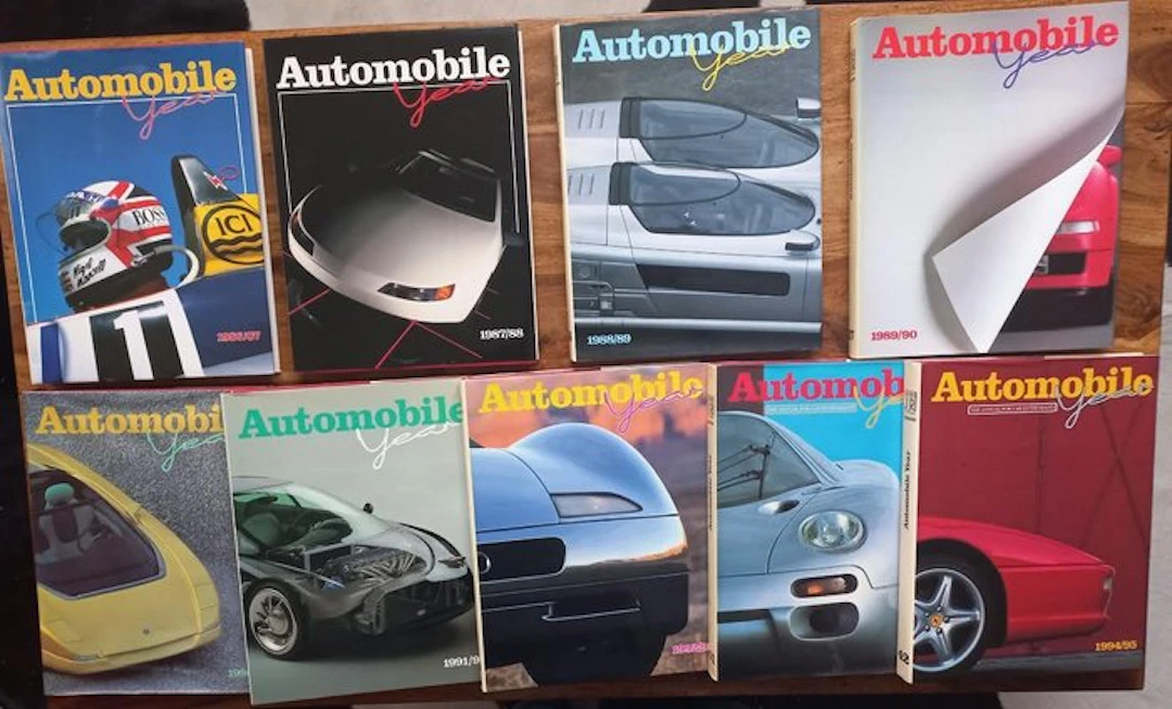 Book - AUTOMOBILE YEAR - No.34 1986/1987 - No.42 1994/1995