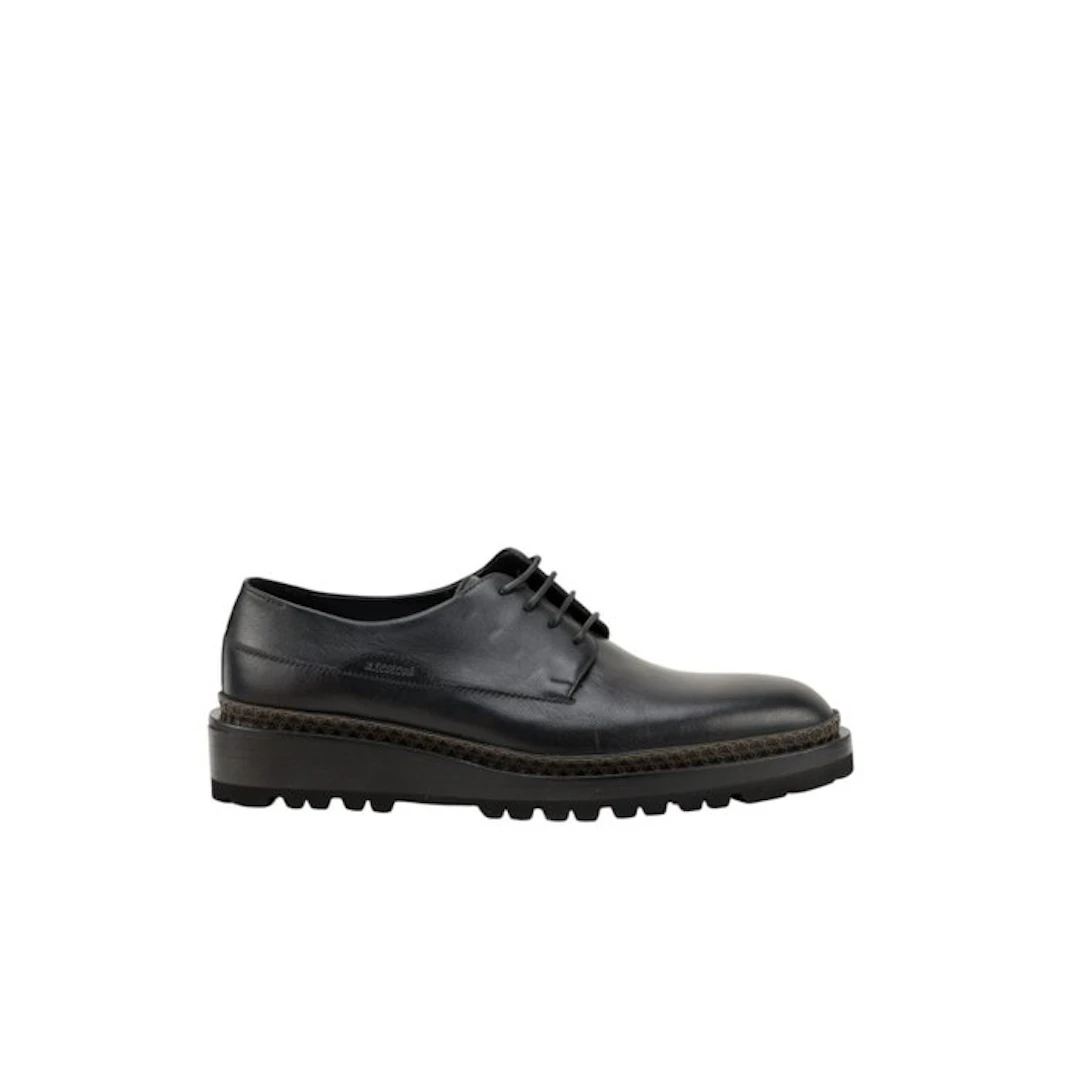 TESTONI - 8 UK - 42 IT - Derby Shoes Sport Napa Calf...