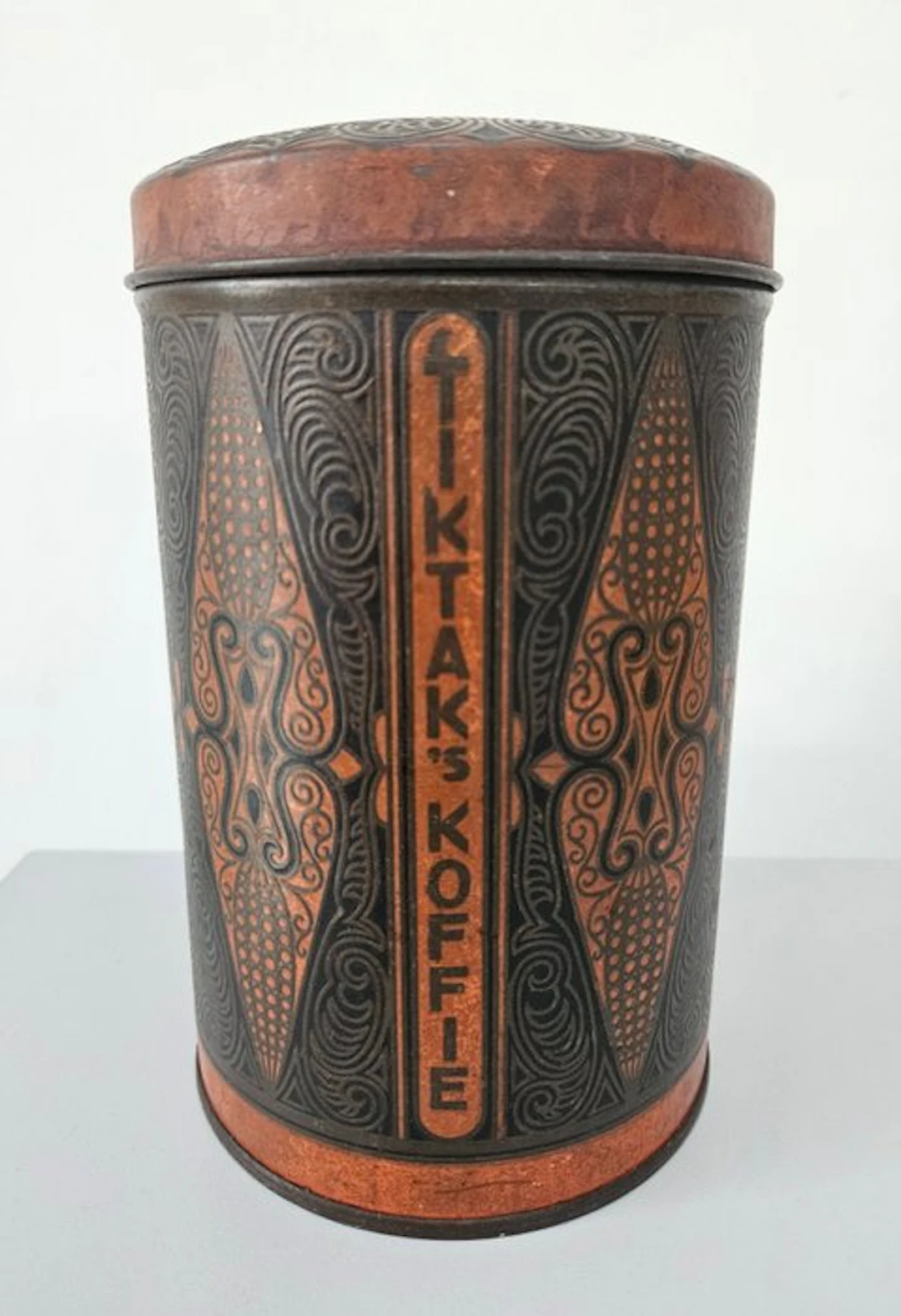 Tiktak Groningen - Tin box - Stock can - coffee can...