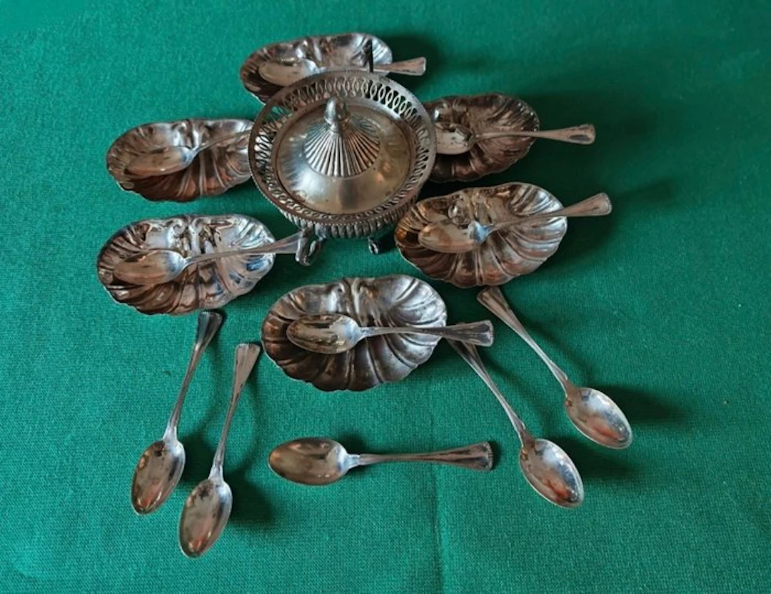 Table service for 6 (18) - silver 800