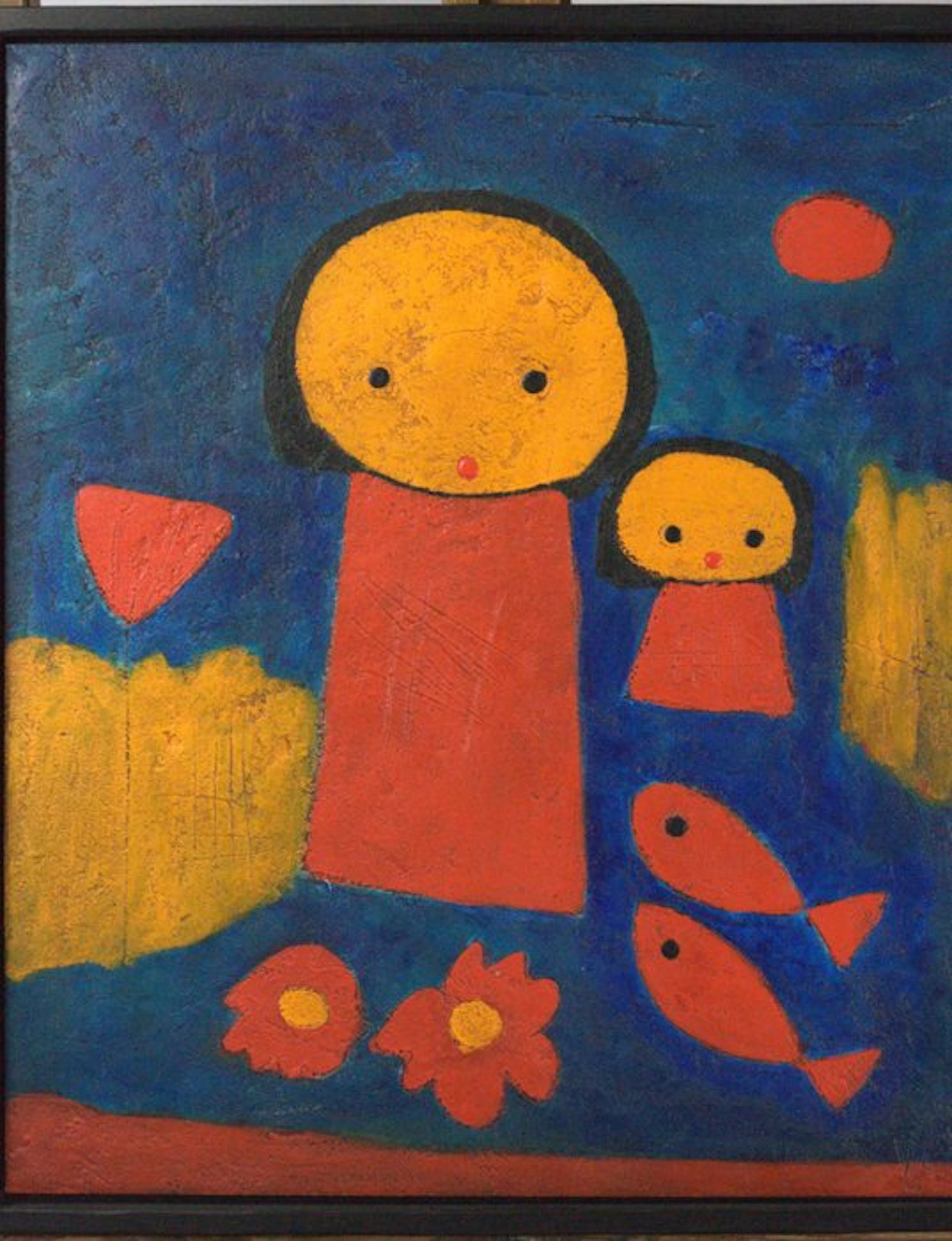 Giovanni Vetere (1940) - Mutter mit Kind - "Fresco"
