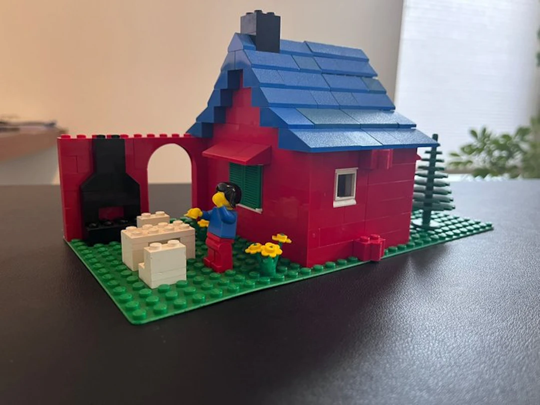 LEGO Set - 376 - Classic - House with garden, 1978