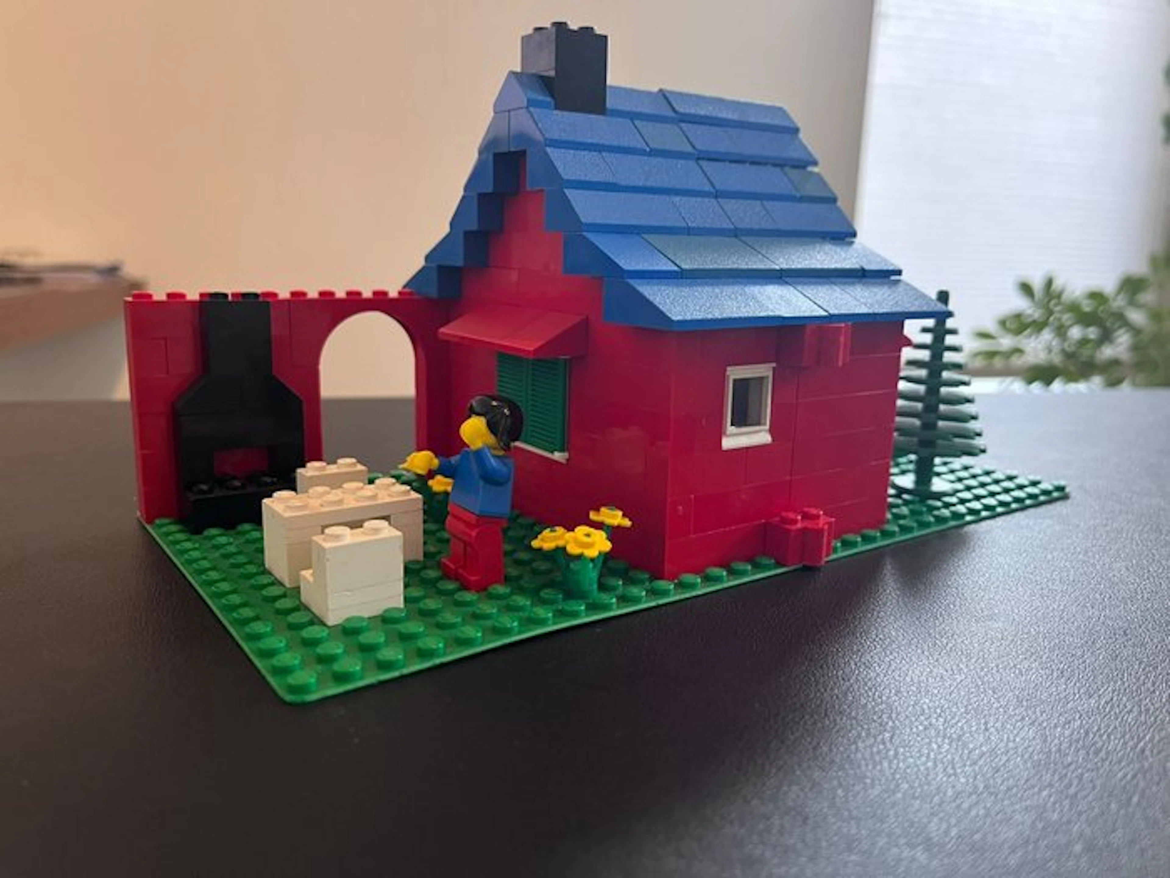 LEGO Set - 376 - Classic - House with garden, 1978