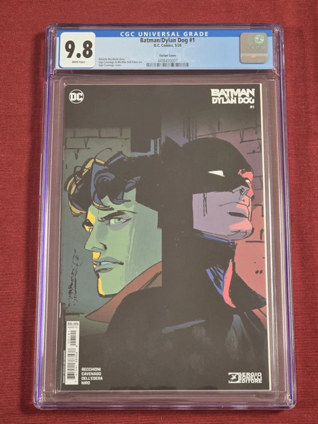 Batman / Dylan Dog #1 - (Cvr B Gigi Cavenago Card Stock...