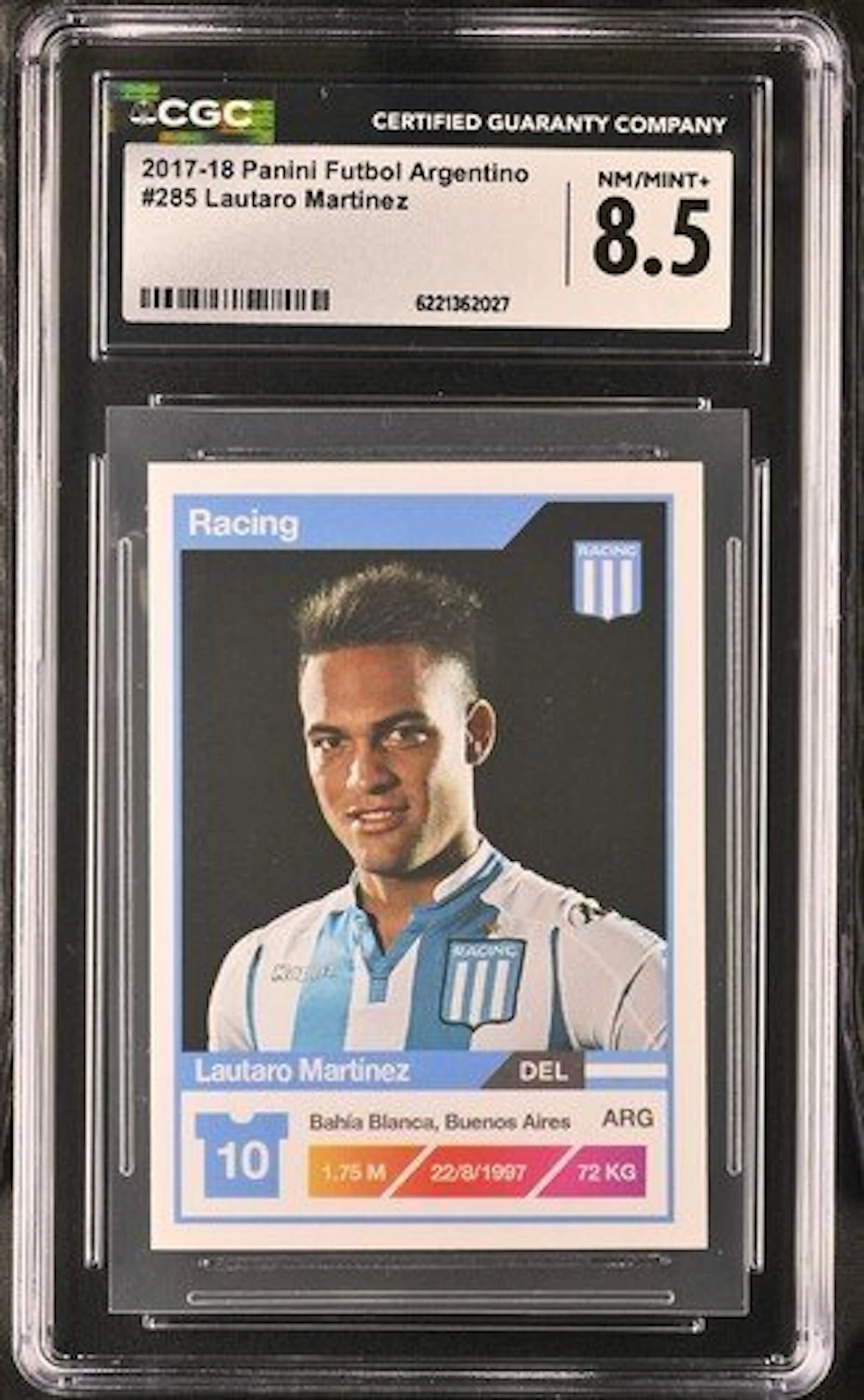 2017 Panini Lautaro Martínez #285 - Panini Fútbol...